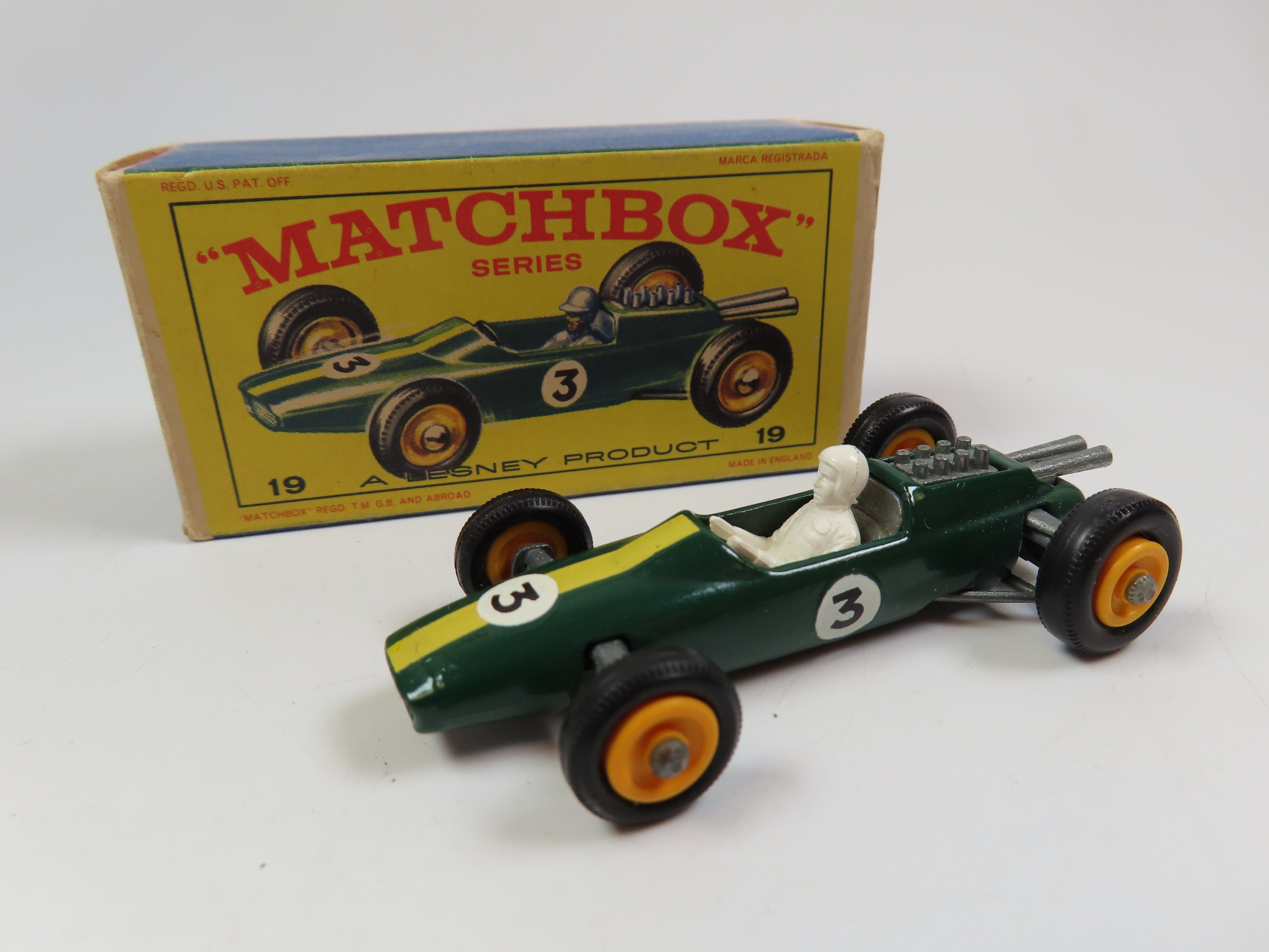 Matchbox No.19 Lotus Racing Car, Mint/Boxed! – Andrew Clark Models