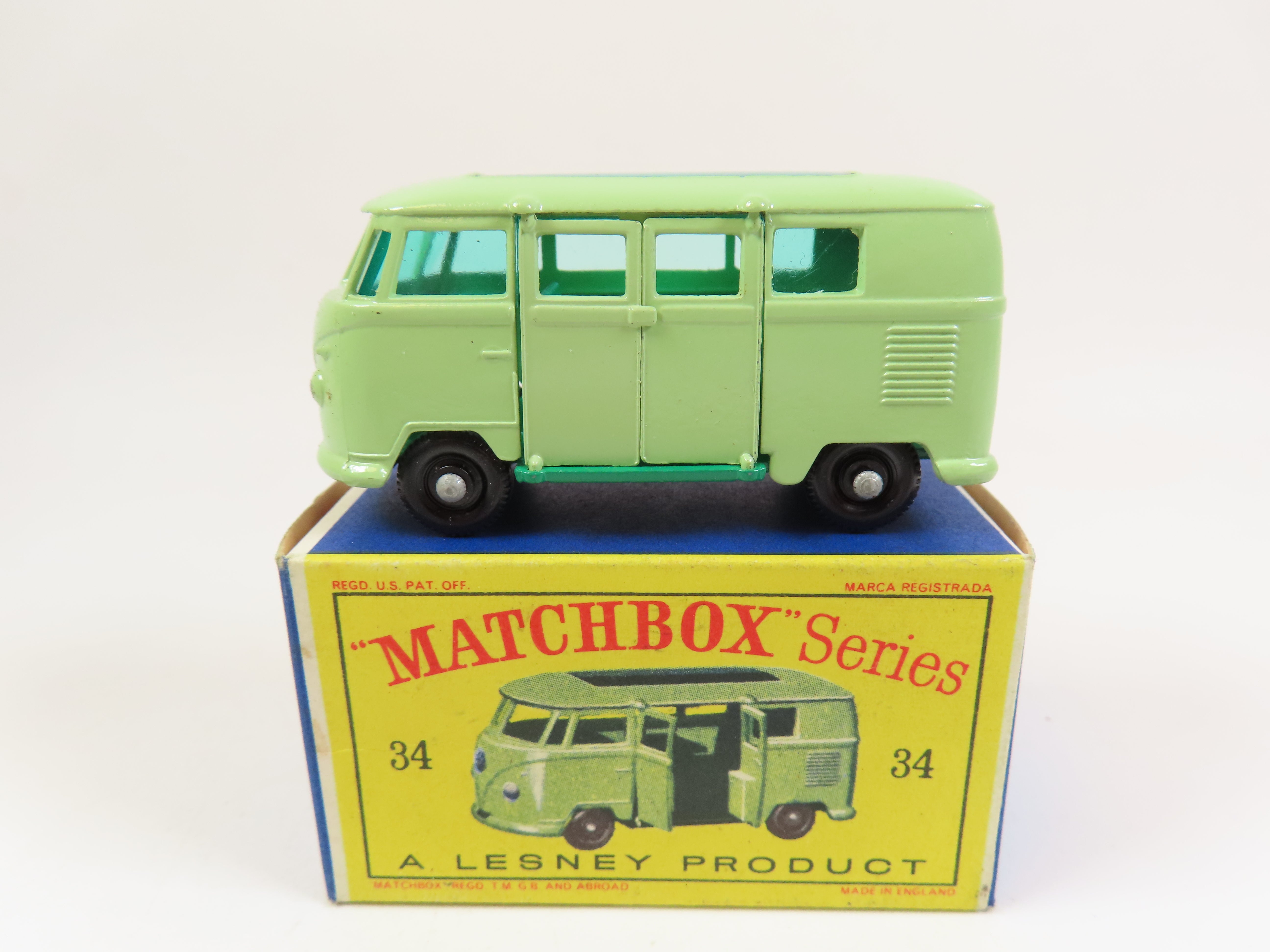 Matchbox No.34 Volkswagen Camper, 99.9% Mint/Boxed! – Andrew
