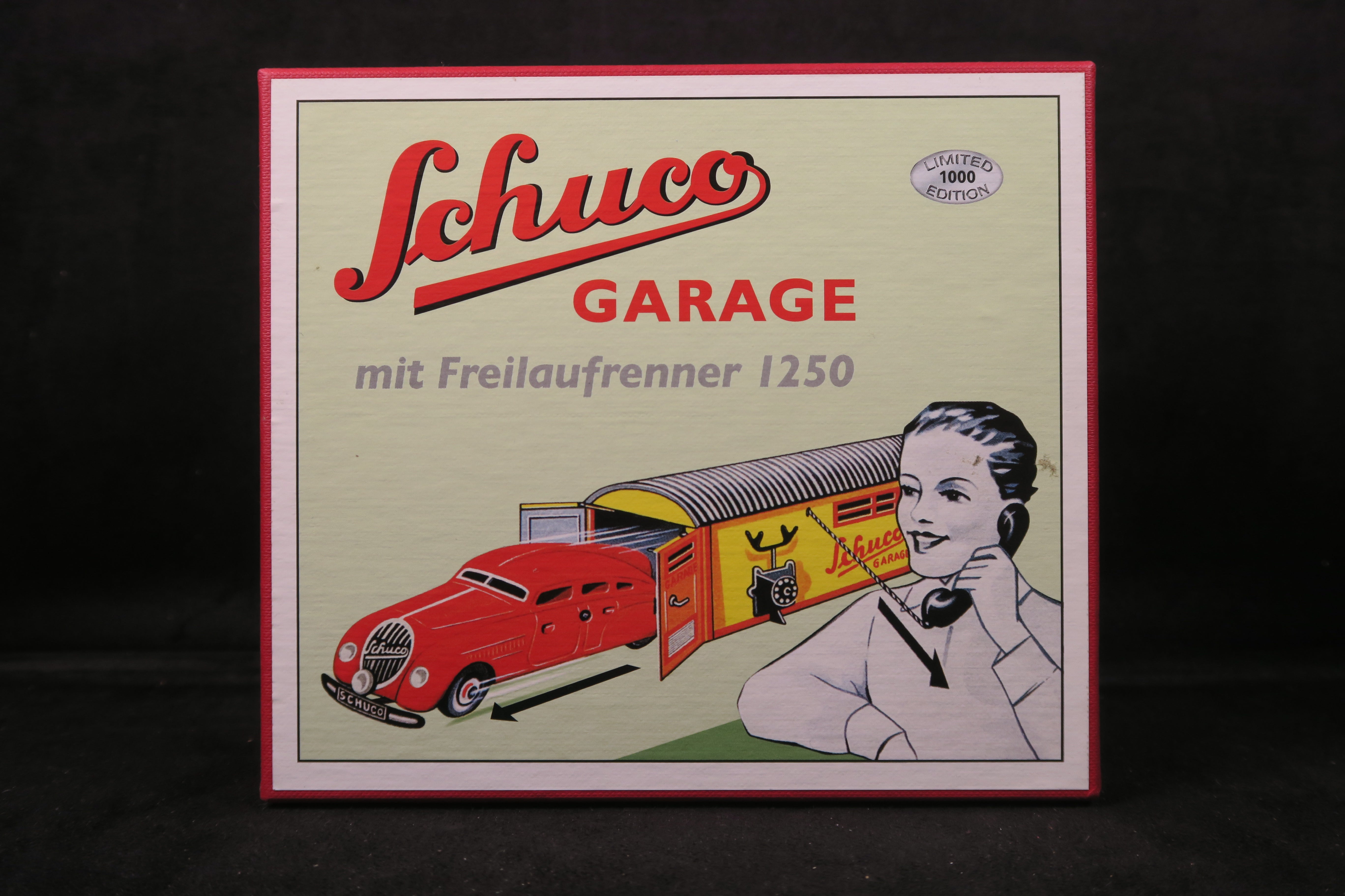 SCHUCO 01725 GARAGE MIT FREILAUFRENNER 1250 - MIB! – Andrew Clark