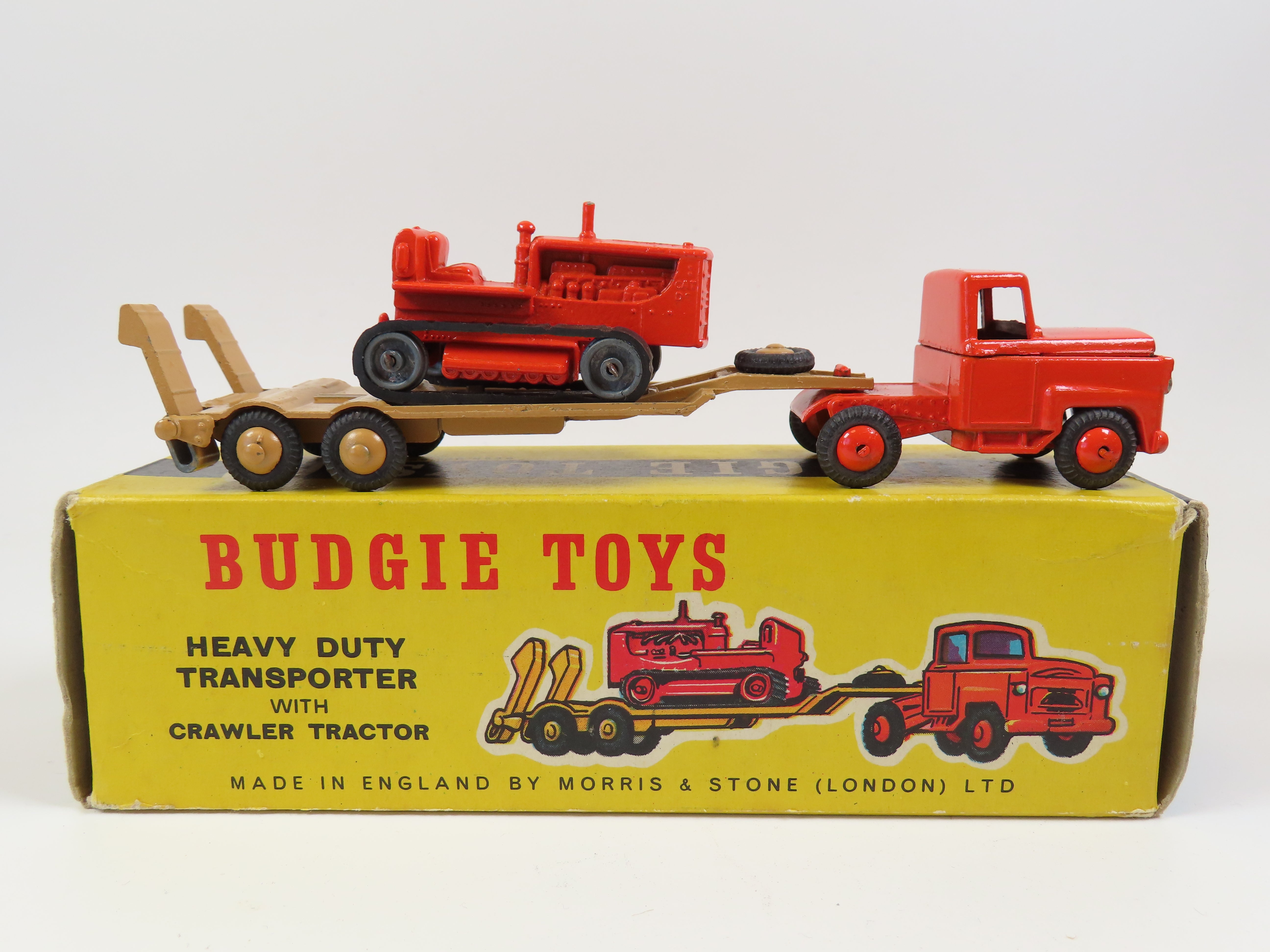 Budgie Toys Heavy Duty Transporter & Crawler Tractor, Very Near