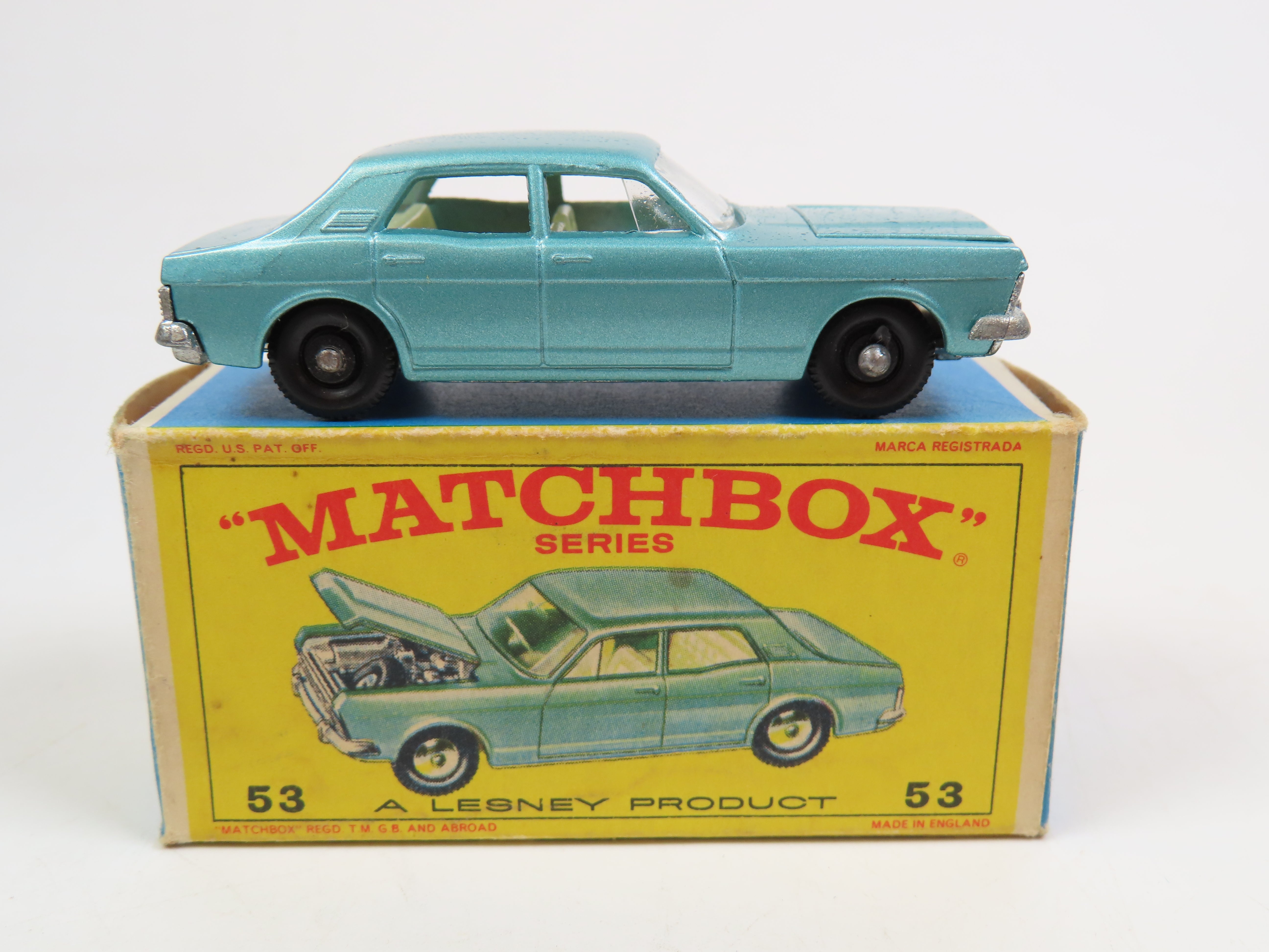 Matchbox No.53 Ford Zodiac MK IV, 99.9% Mint/Boxed! – Andrew Clark