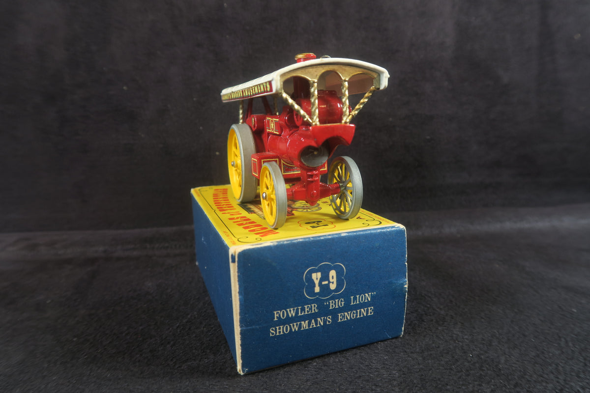 Matchbox Yesterday Y9 Fowler "Big Lion" Showman's Engine, Very Near M