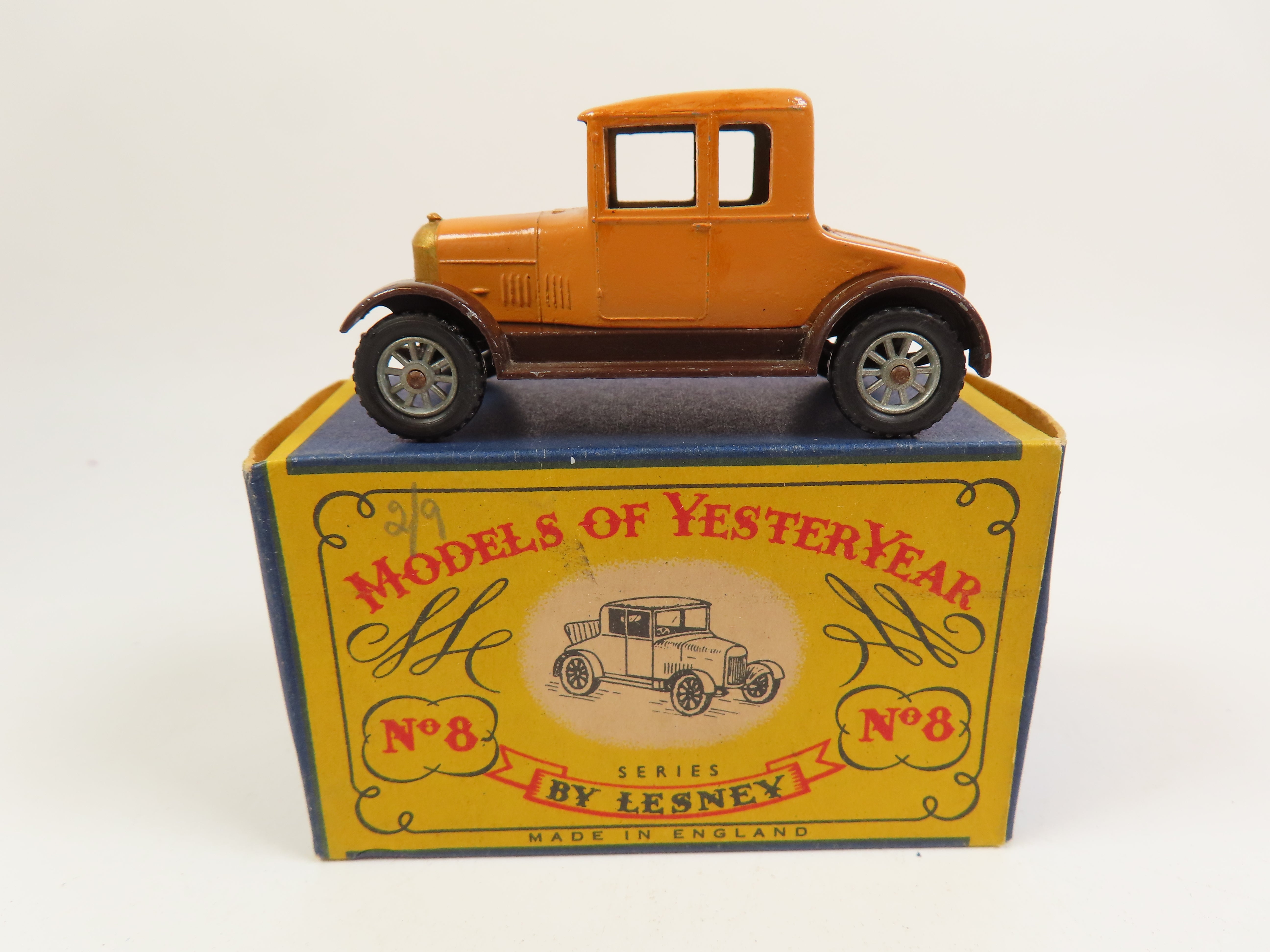 Matchbox Yesteryear No.8 Bullnose Morris Cowley, Very Near Mint