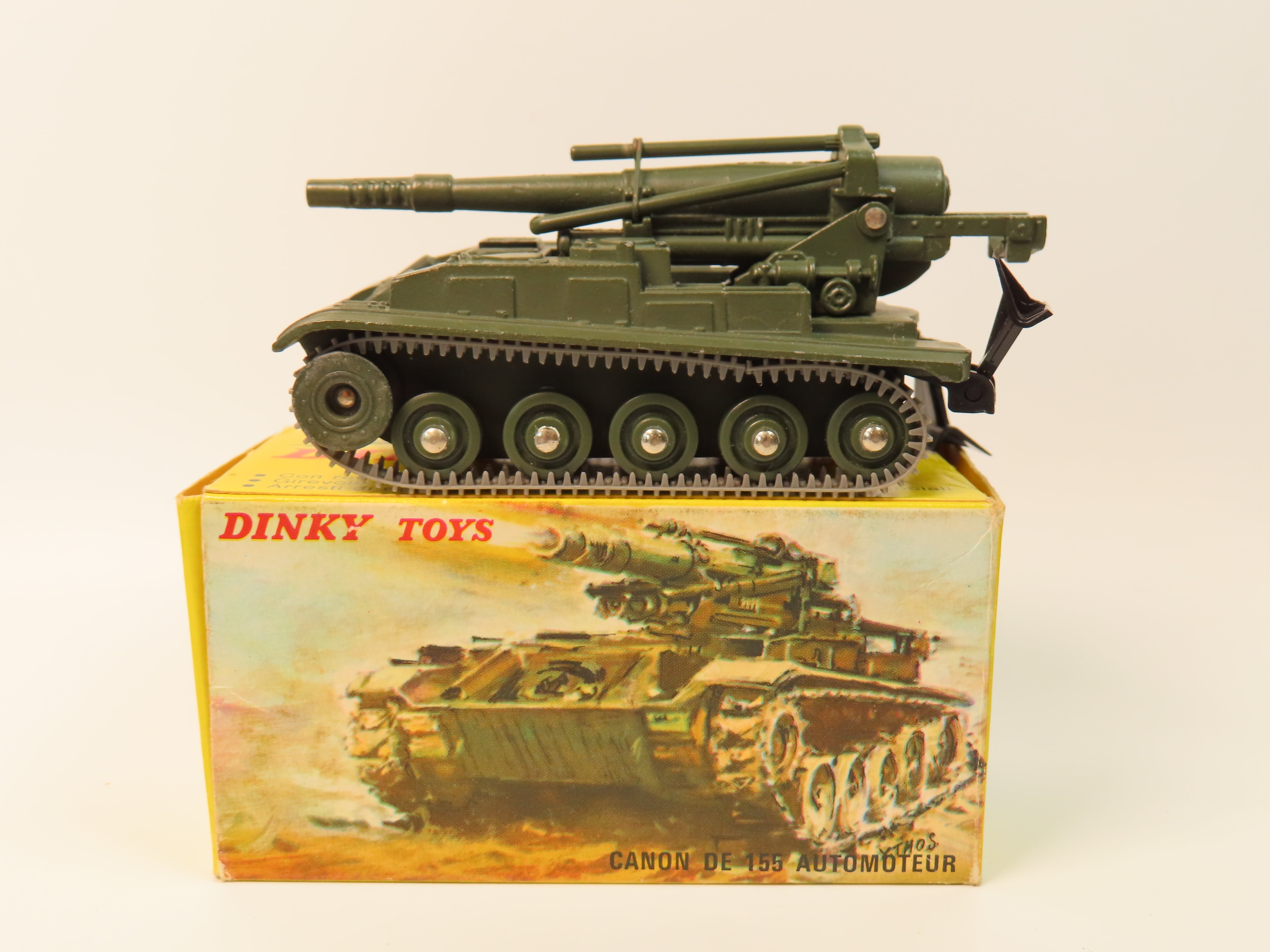 DINKY TOYS NR. 813 Canon de 155 Automoteur EUR 22,00 - PicClick DE