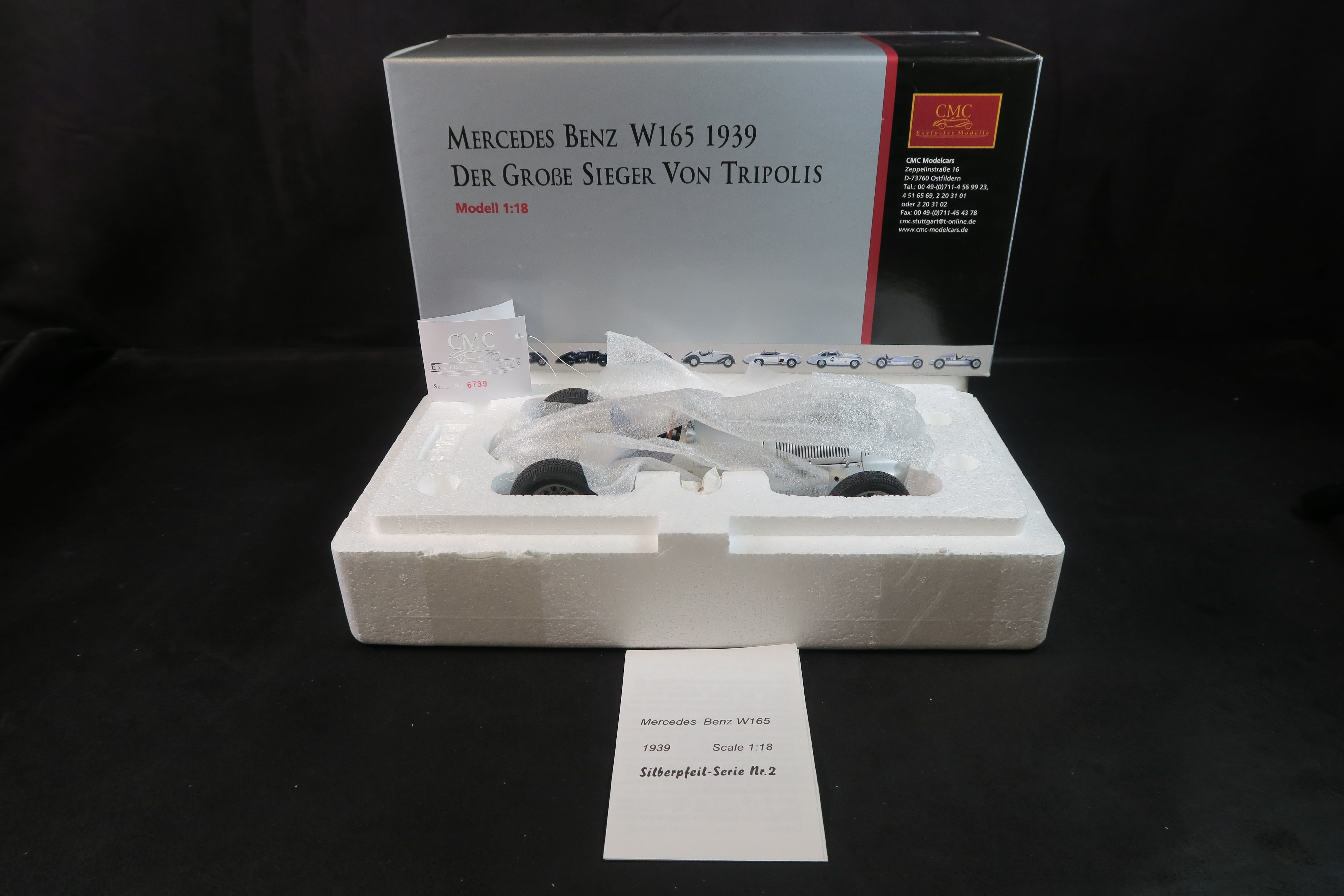 CMC M-018 Mercedes Benz W165 1939 Der Grosse Sieger von Tripolis