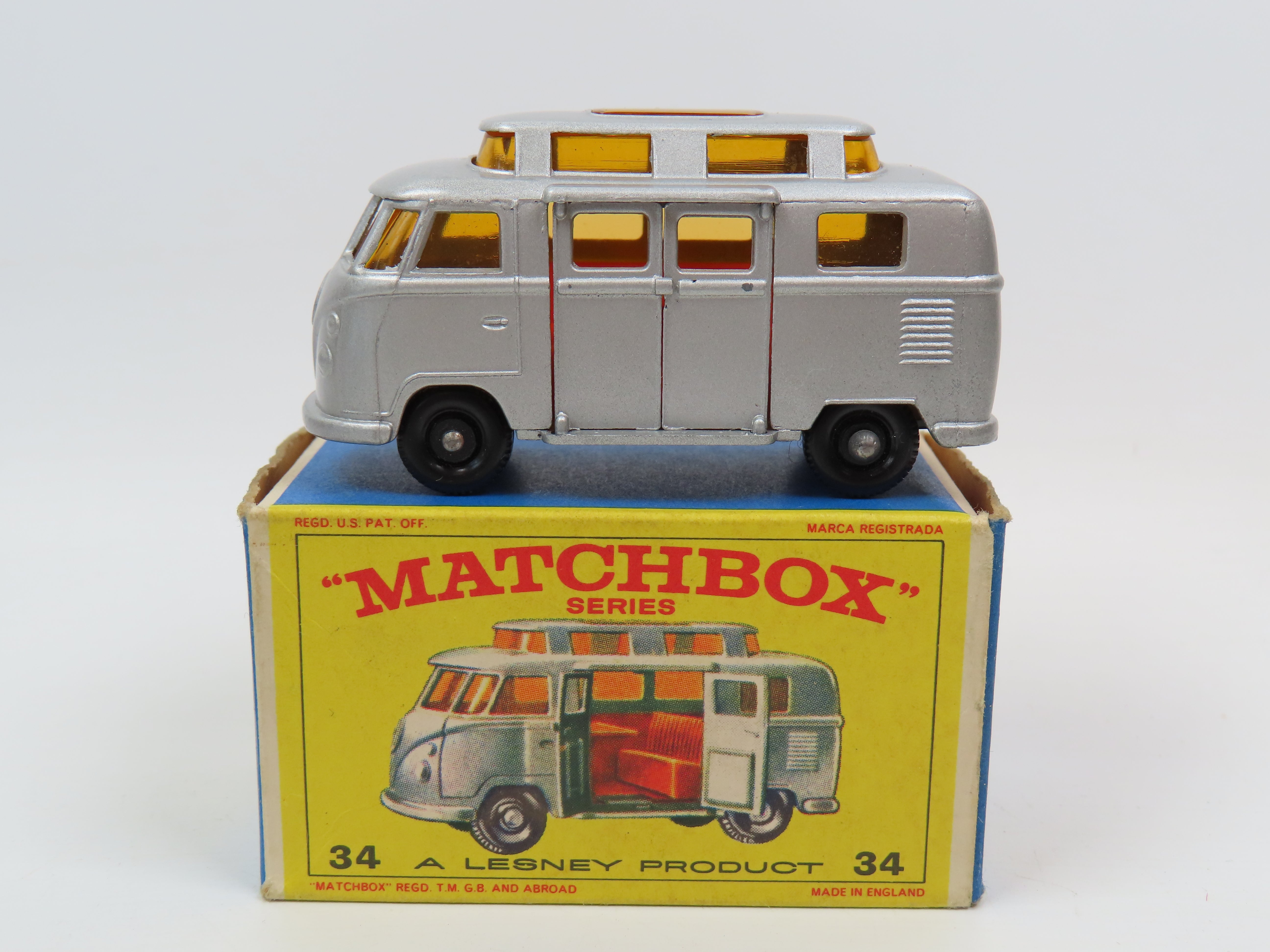 Matchbox 34 Volkswagen Camper, 99% Mint/Boxed! – Andrew Clark Models