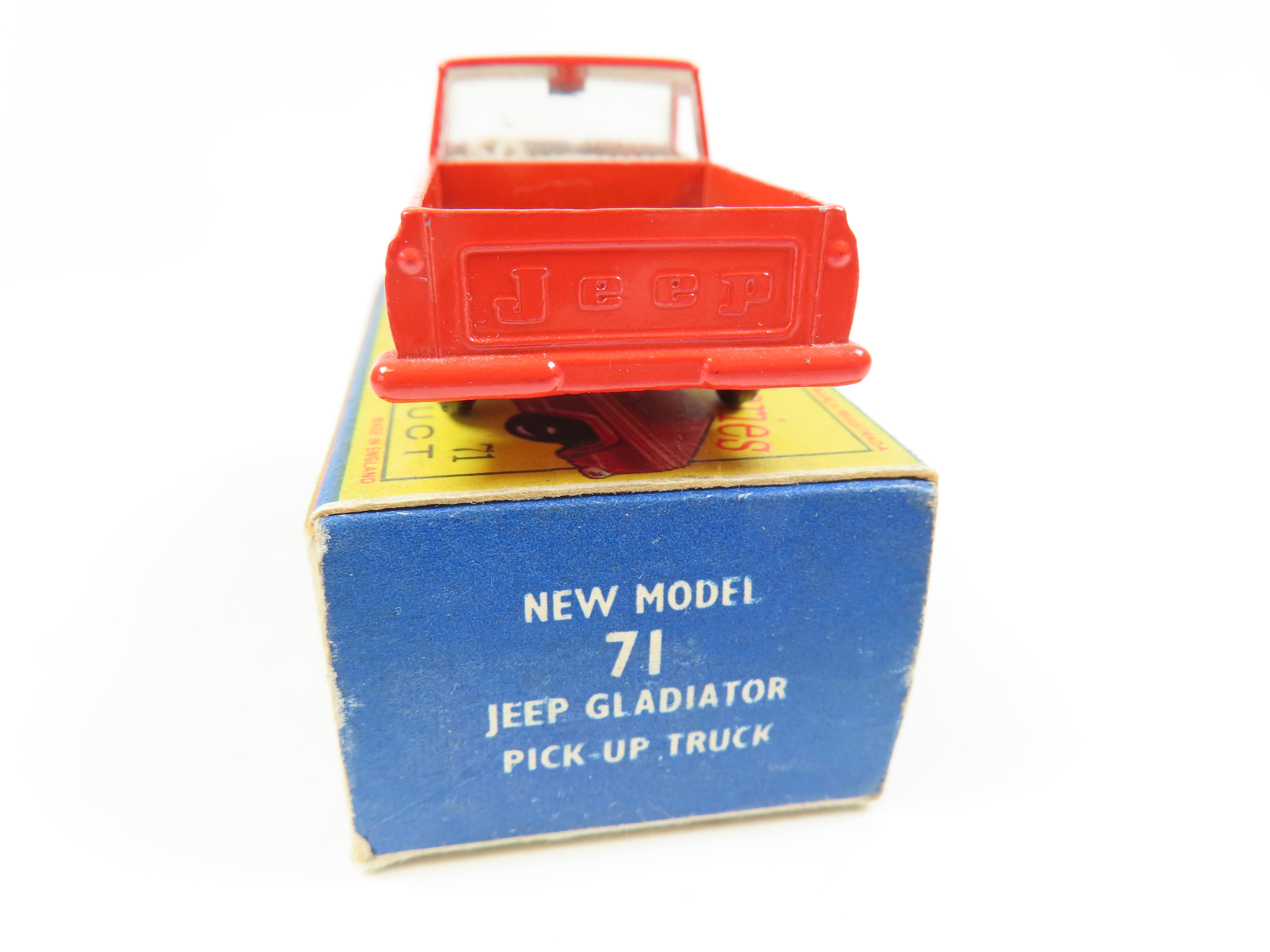 Matchbox No.71 Jeep Gladiator Pick-Up Truck, 99% Mint/Boxed