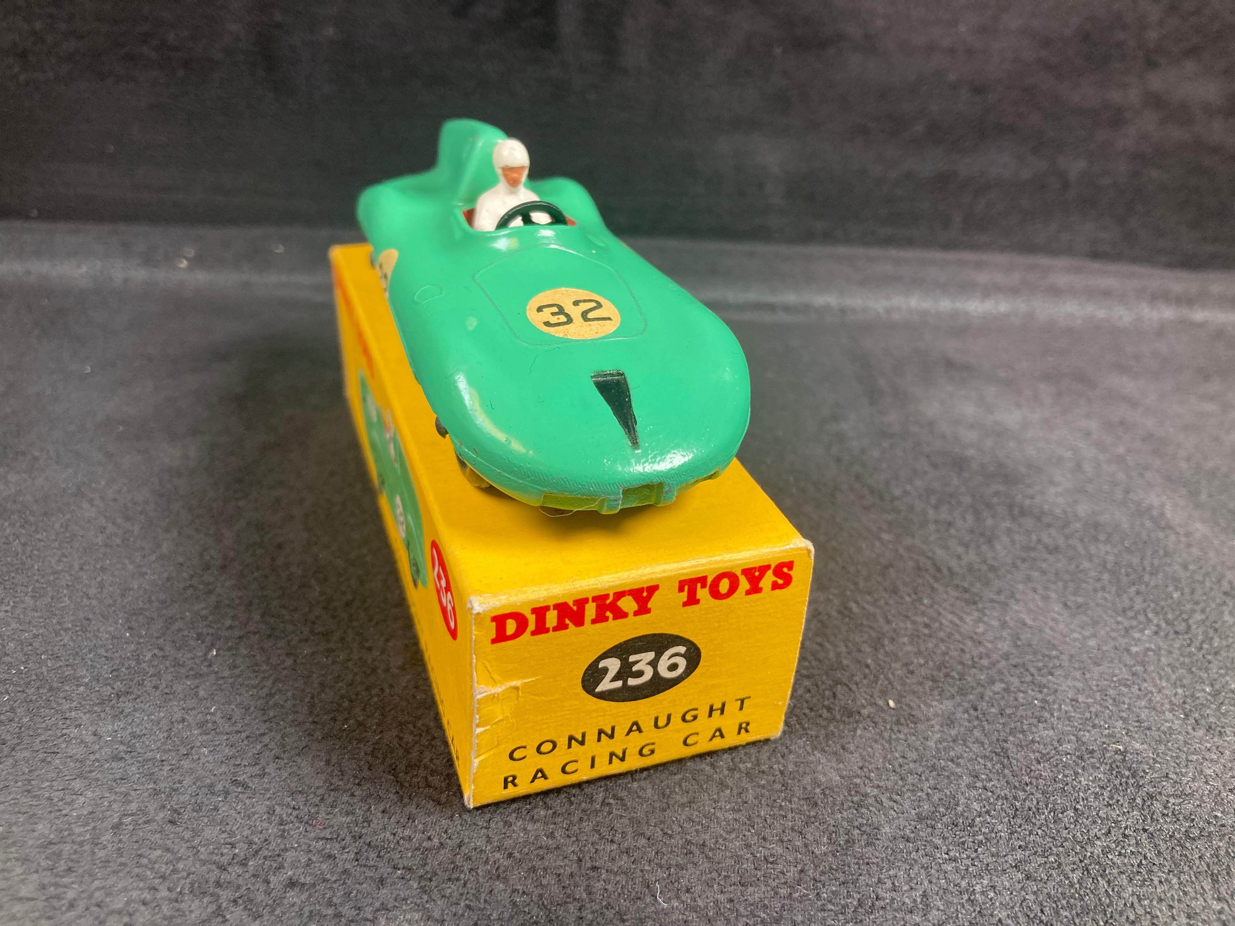 Dinky 236 Connaught Racing Car & Trade Box, 99% Mint/Boxed