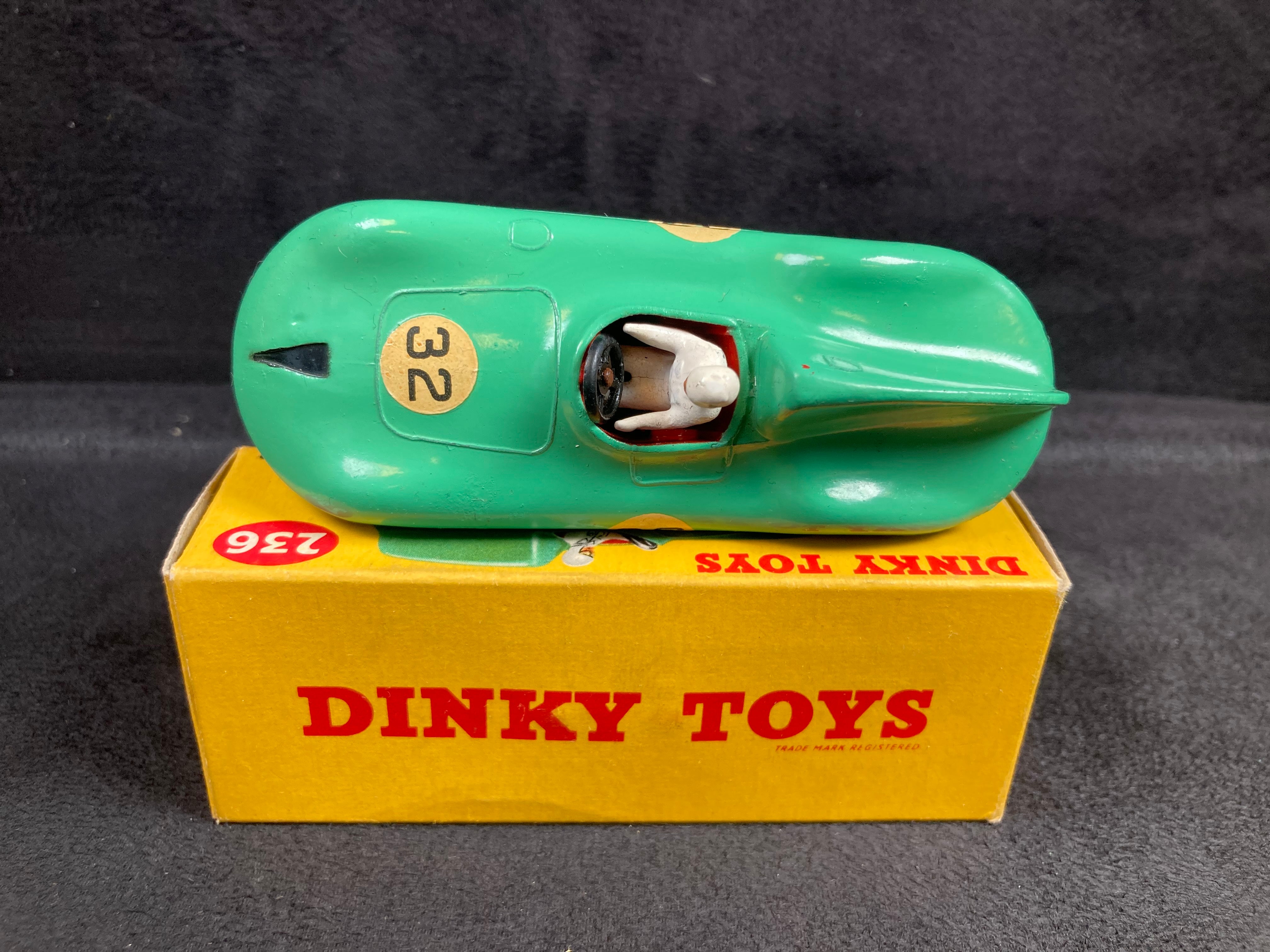 Dinky 236 Connaught Racing Car & Trade Box, 99% Mint/Boxed