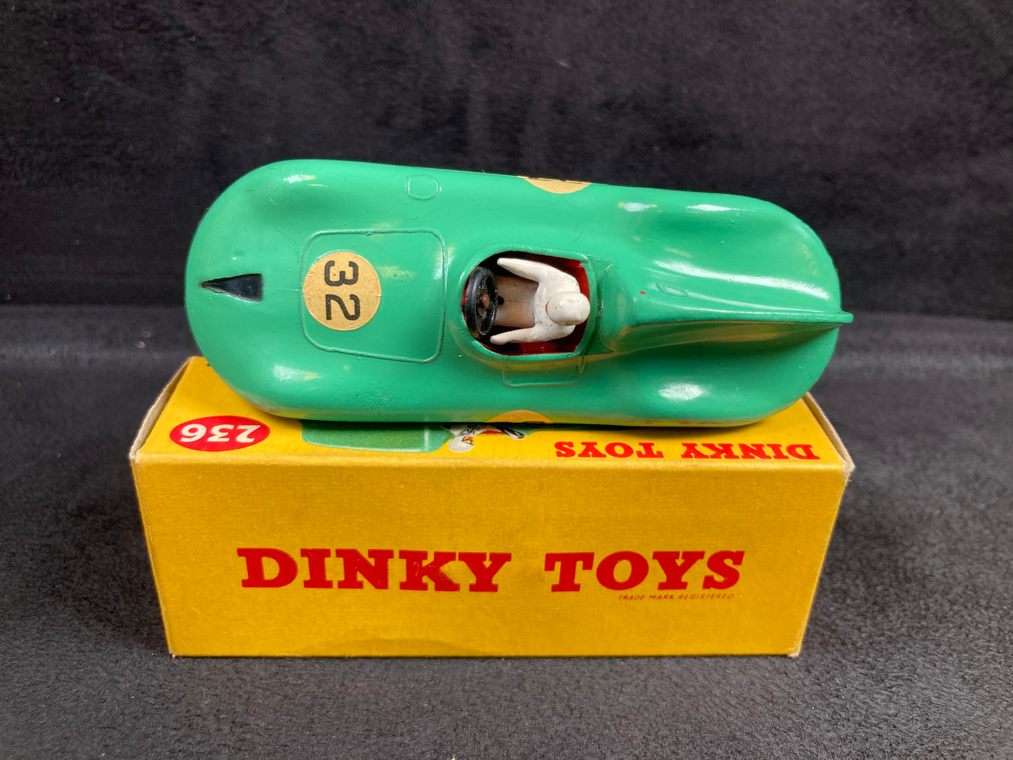Dinky 236 Connaught Racing Car & Trade Box,  99%  Mint/Boxed!