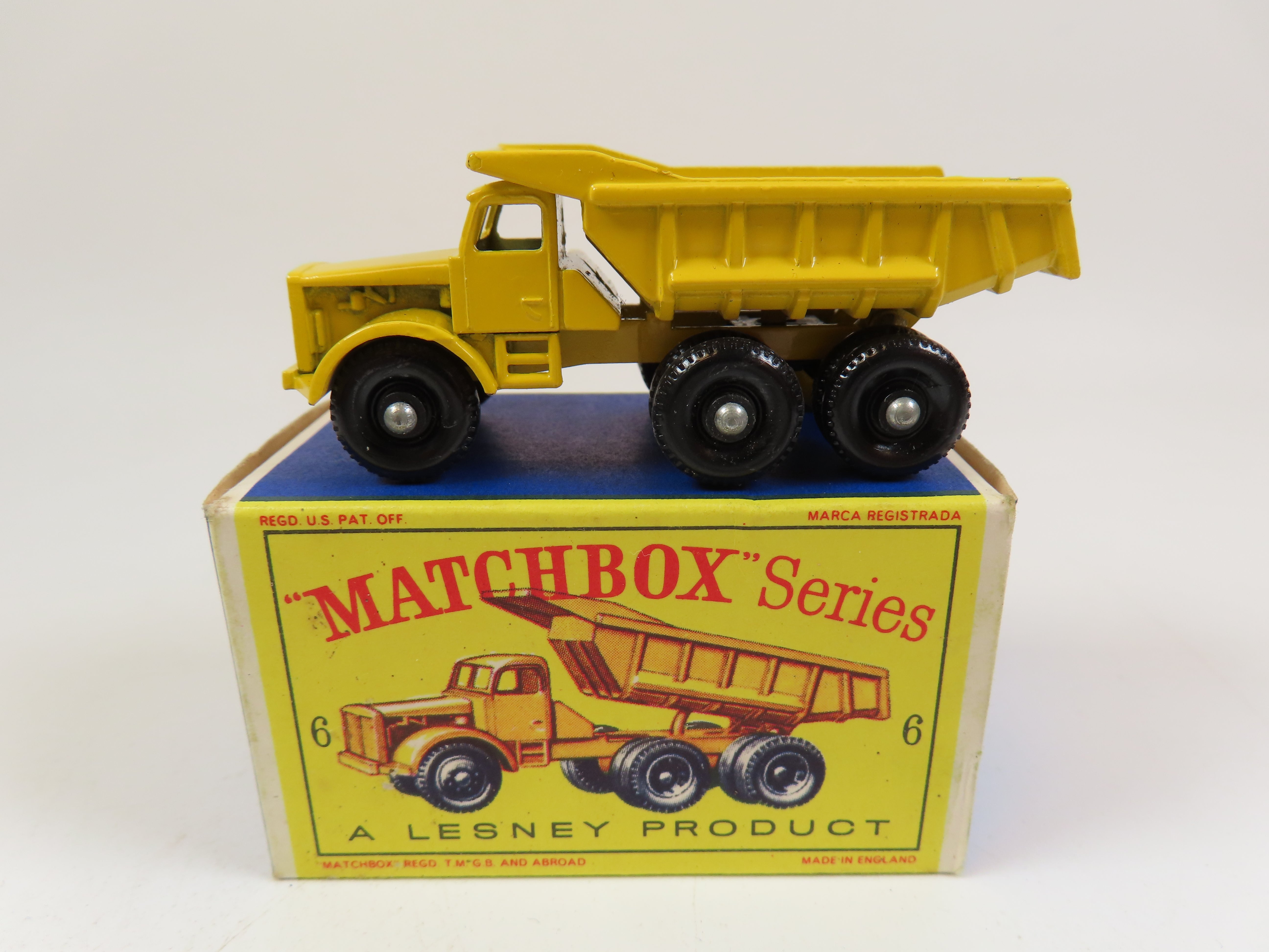 Matchbox 6 - Euclid Quarry Truck - Thin Step No Trim - Version Boîte