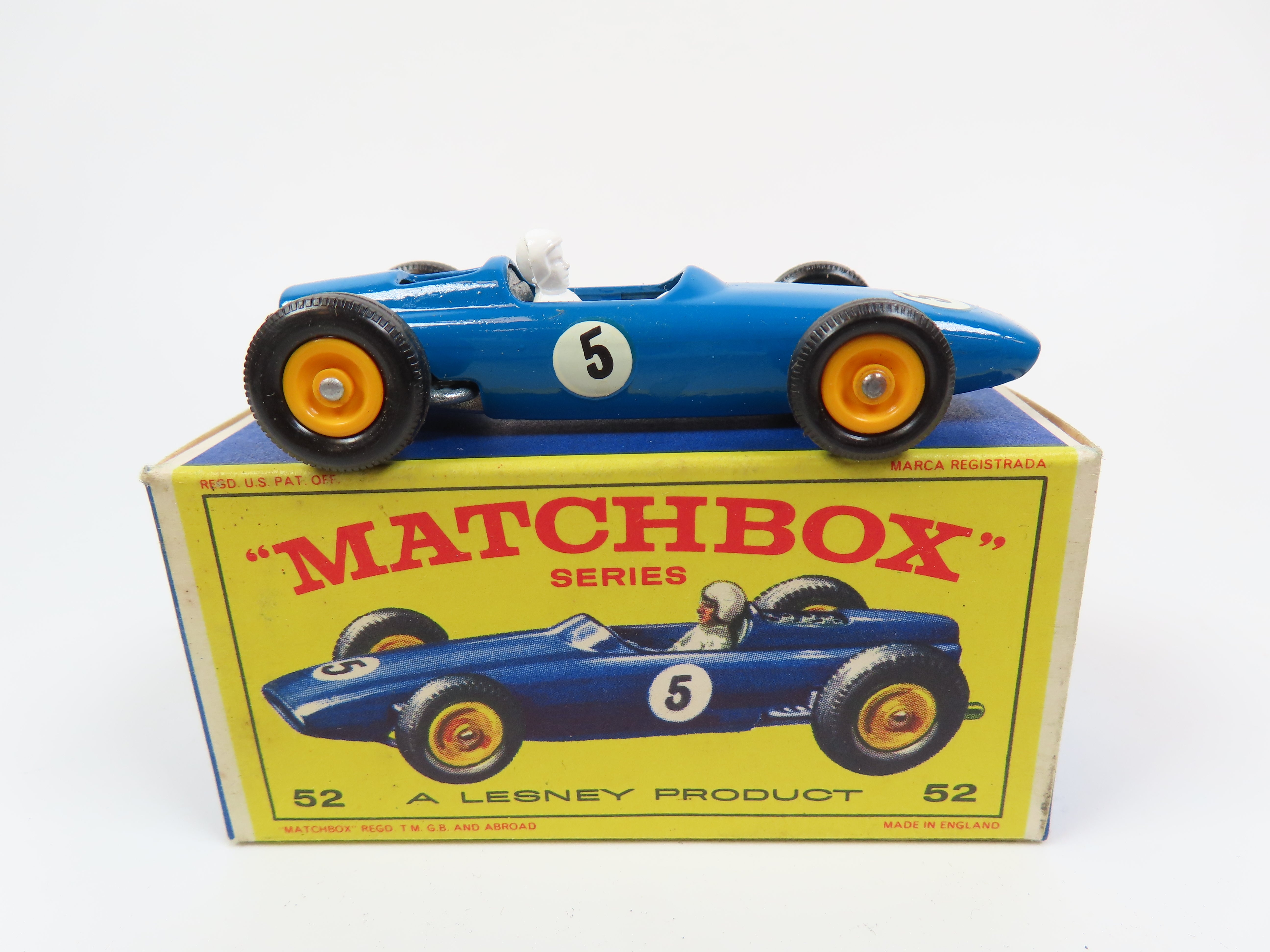 ミニカー MATCHBOX No.52 B.R.M. RACING CAR Matchbox No.52 B.R.M. Racing Car, Mint/Boxed! – Andrew Clark Models