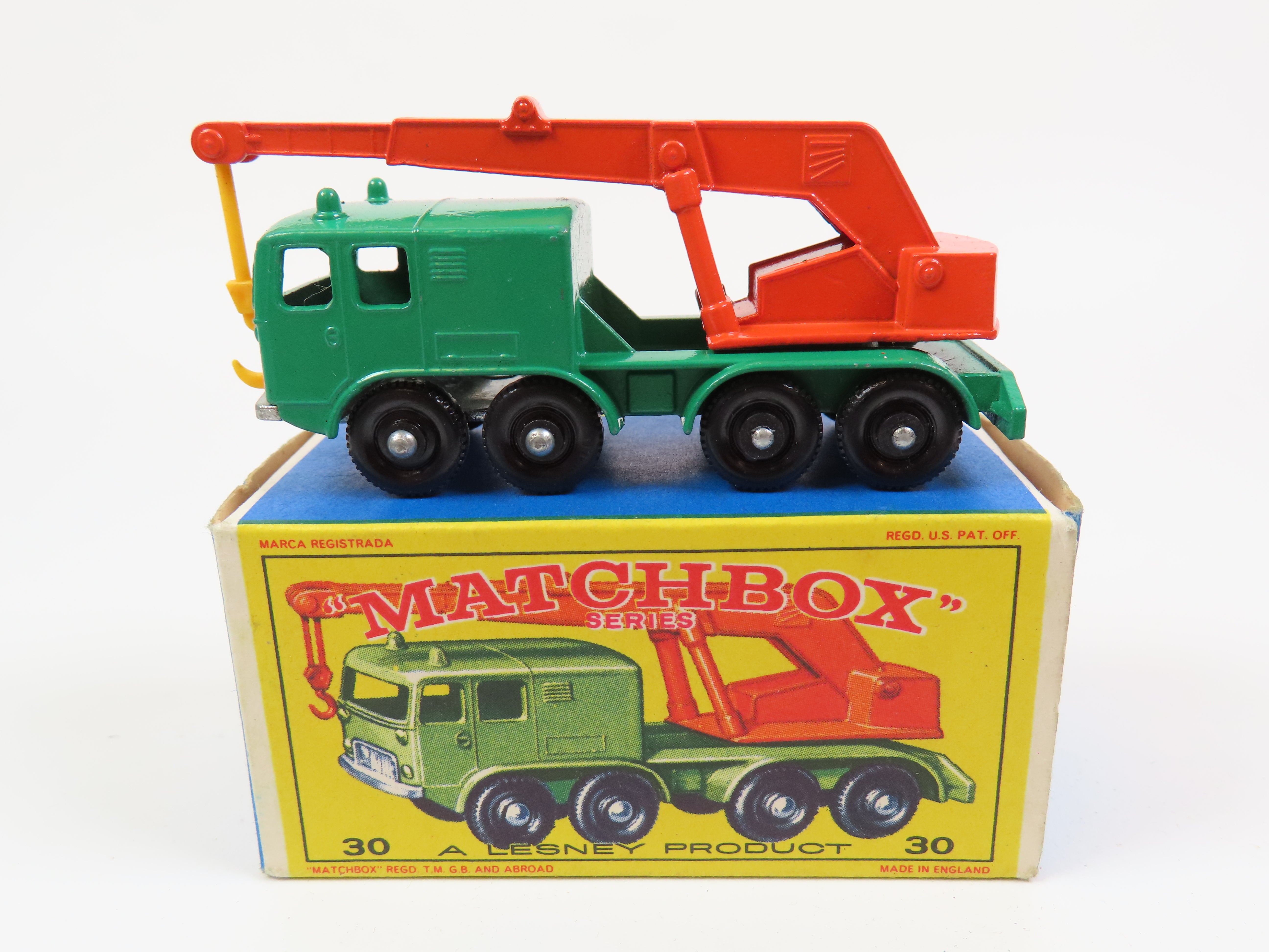 Matchbox No.30 8-Wheel Crane, 99.9% Mint/Boxed! – Andrew Clark Models