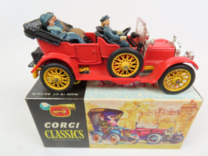 Corgi Classics 9021  - 1910 Daimler - Red - 99% Mint boxed.