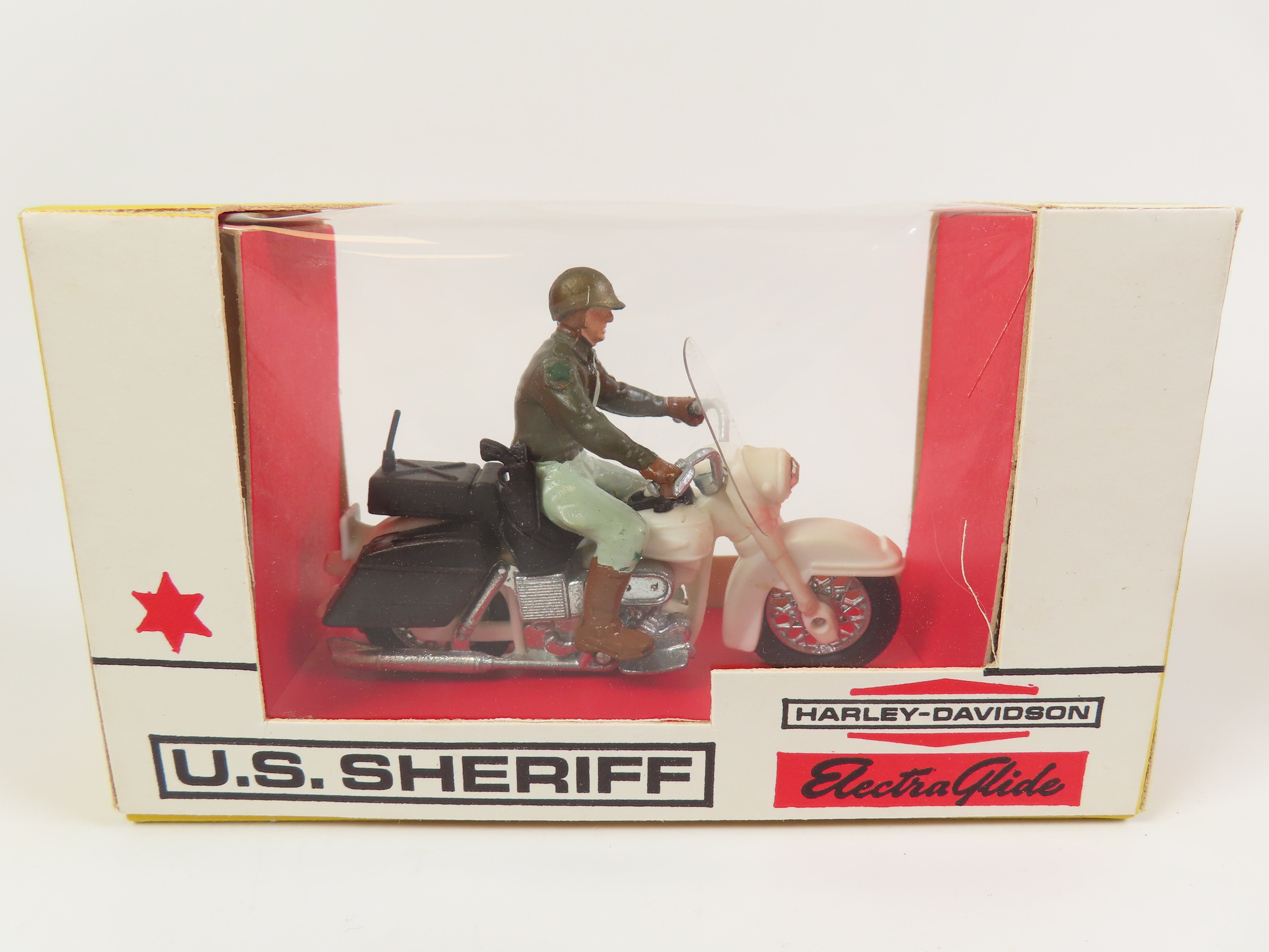 Britains Ltd No.9692 U.S. Sheriff Harley Davidson Trade Box of 6