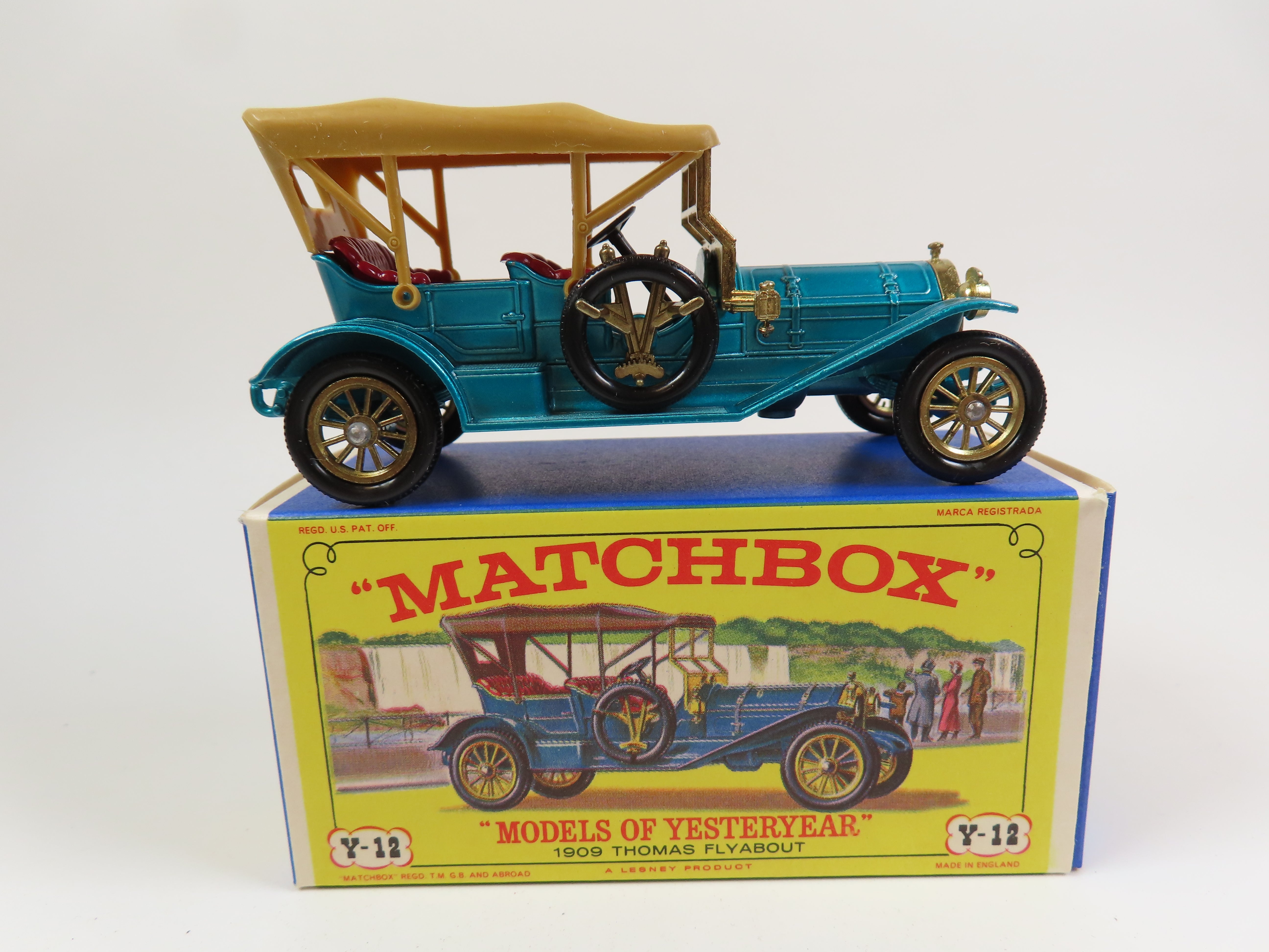 Matchbox Yesteryear Y-12 1909 Thomas Flyabout, Mint/Boxed