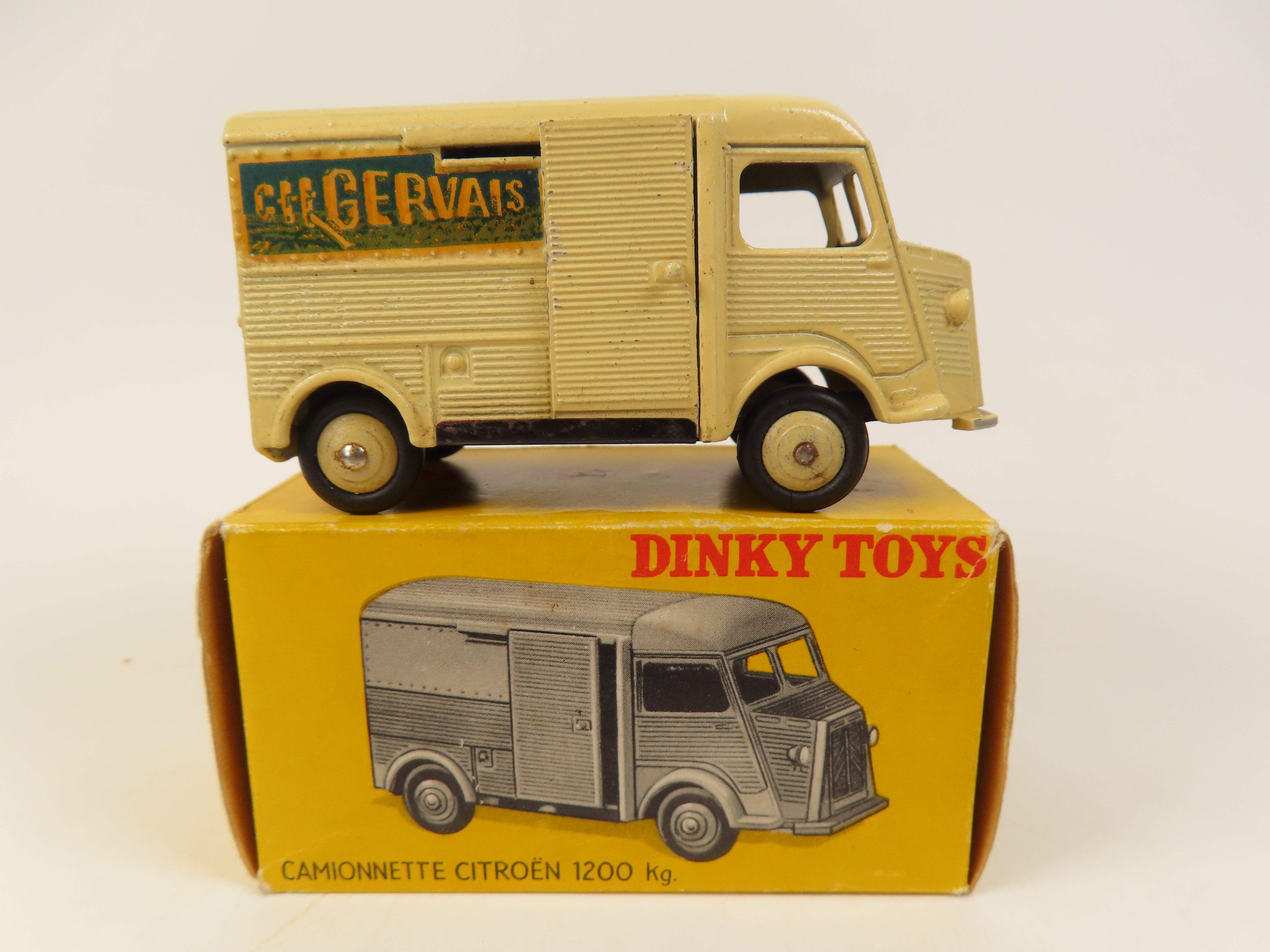 Boîte Vide Dinky Toys – Camionnette Citroën 1200KG Charles Gervais – Originale