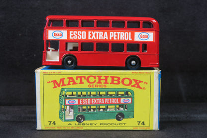 Matchbox 74 Daimler Bus 'ESSO Extra Petrol', 99.9% Mint/Boxed!
