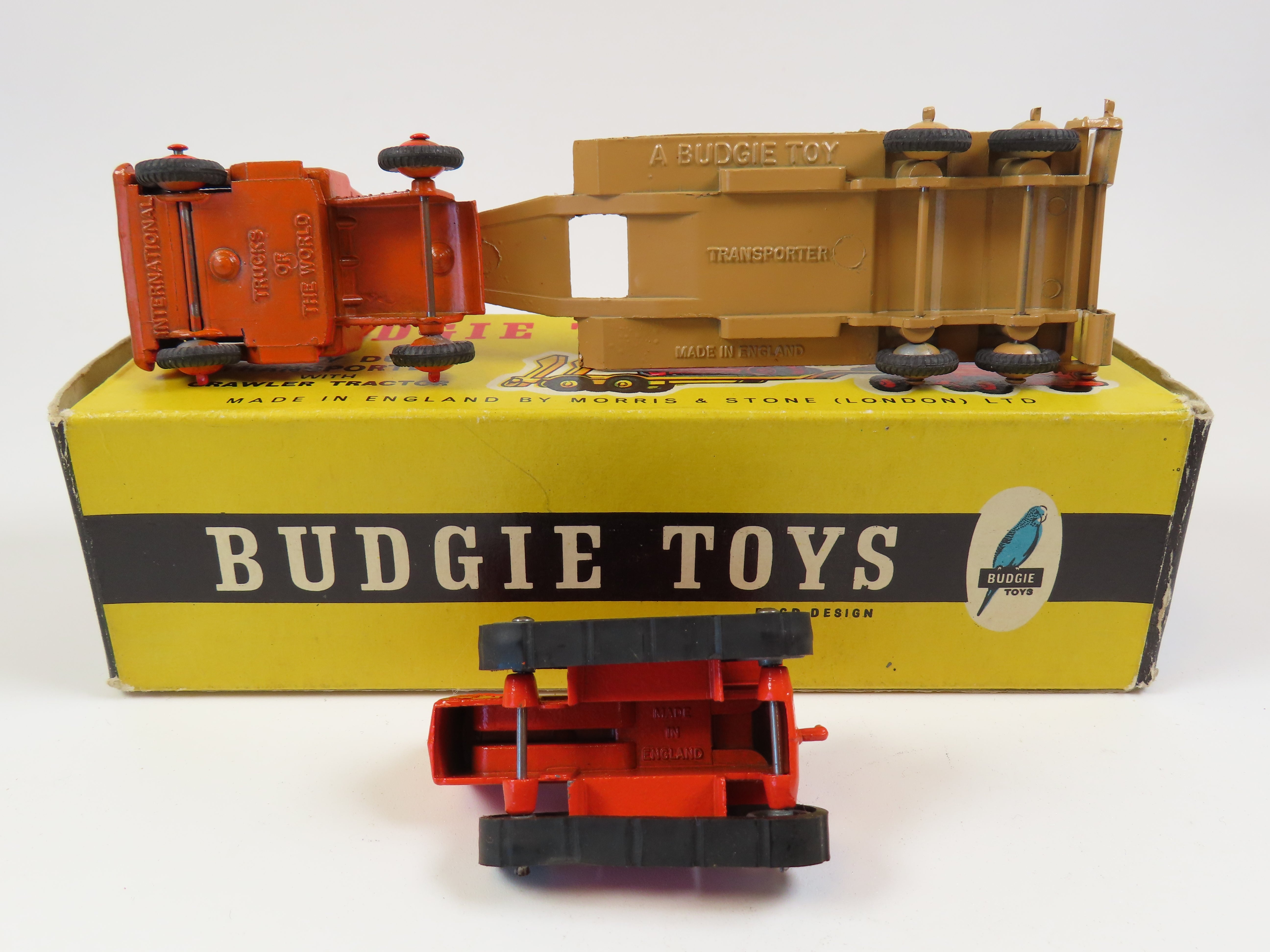 Budgie Toys Heavy Duty Transporter & Crawler Tractor, Very Near