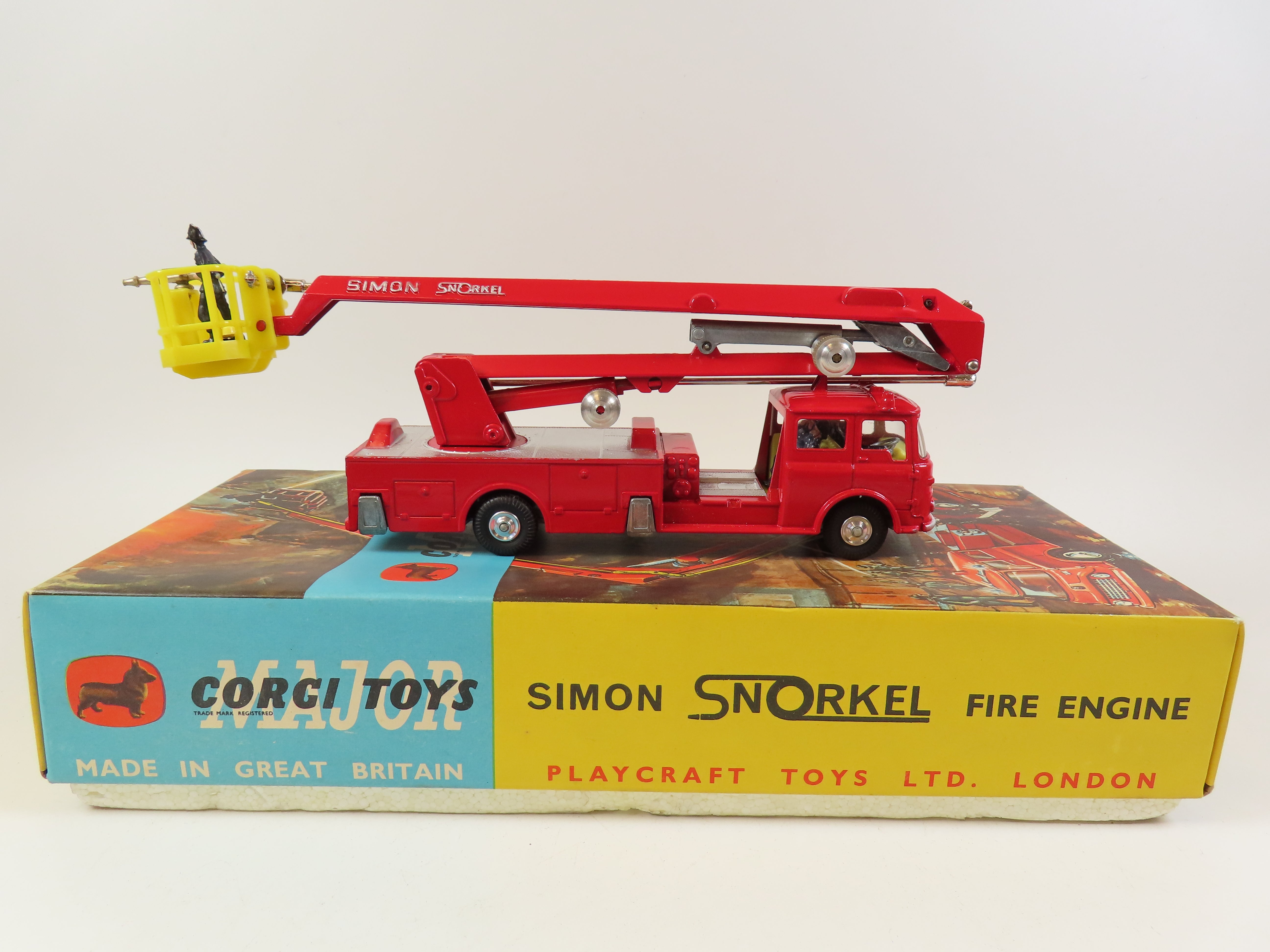 CORGI SNORKEL FIRE ENGINE イギリス製ヴィンテージ