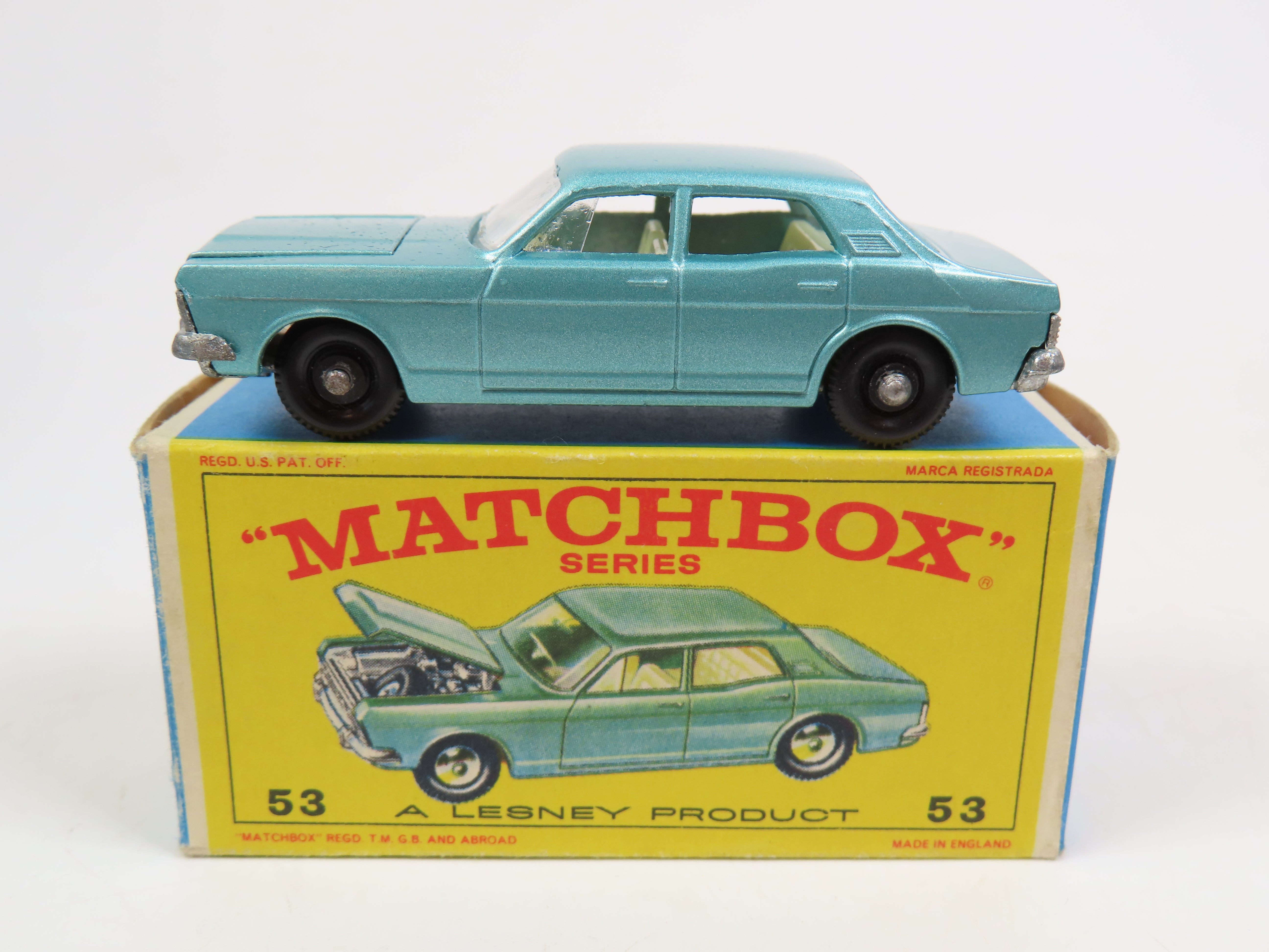 Matchbox No.53 Ford Zodiac MK IV, 99.9% Mint/Boxed! – Andrew Clark