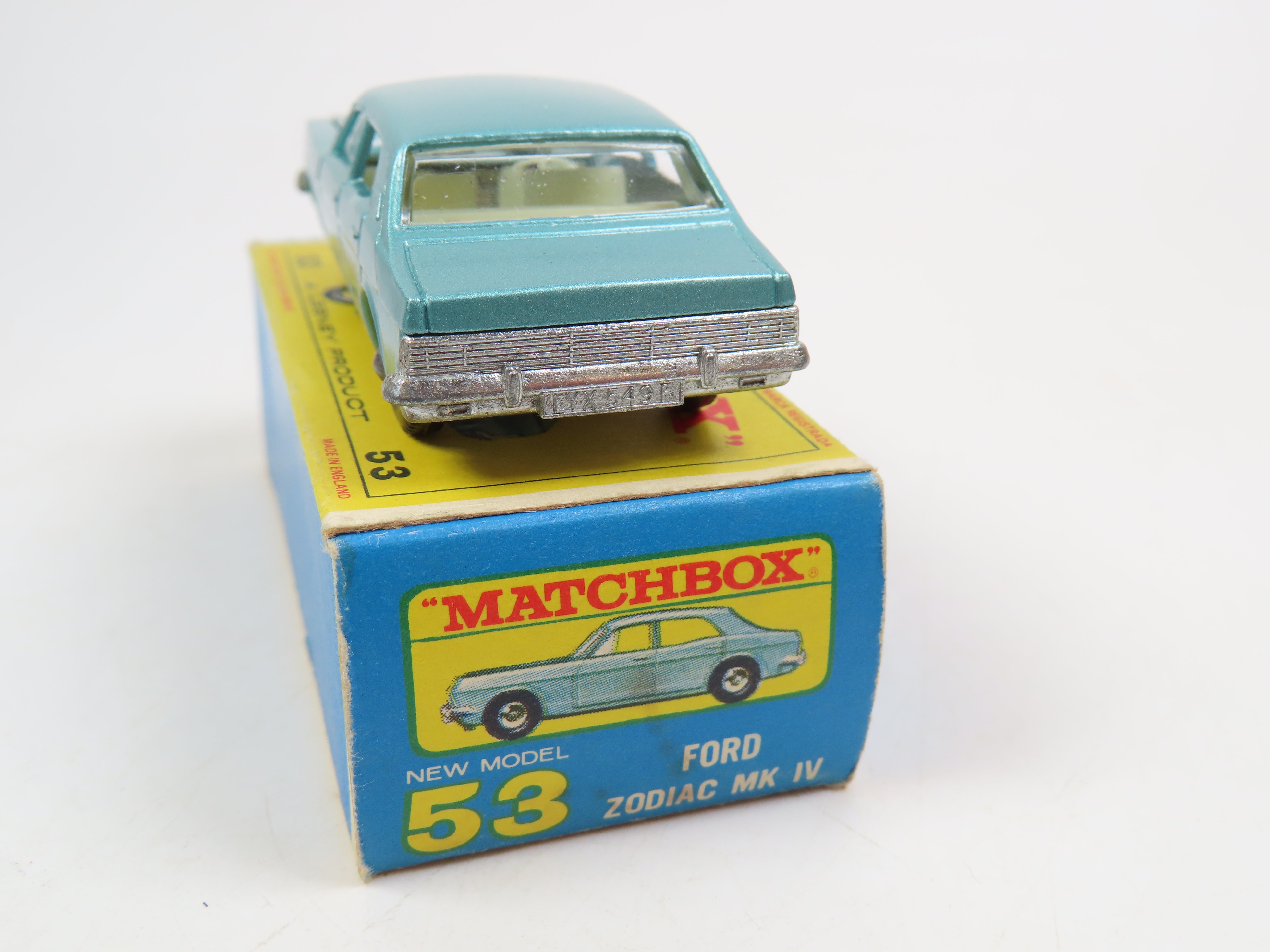 Matchbox No.53 Ford Zodiac MK IV, 99.9% Mint/Boxed! – Andrew Clark