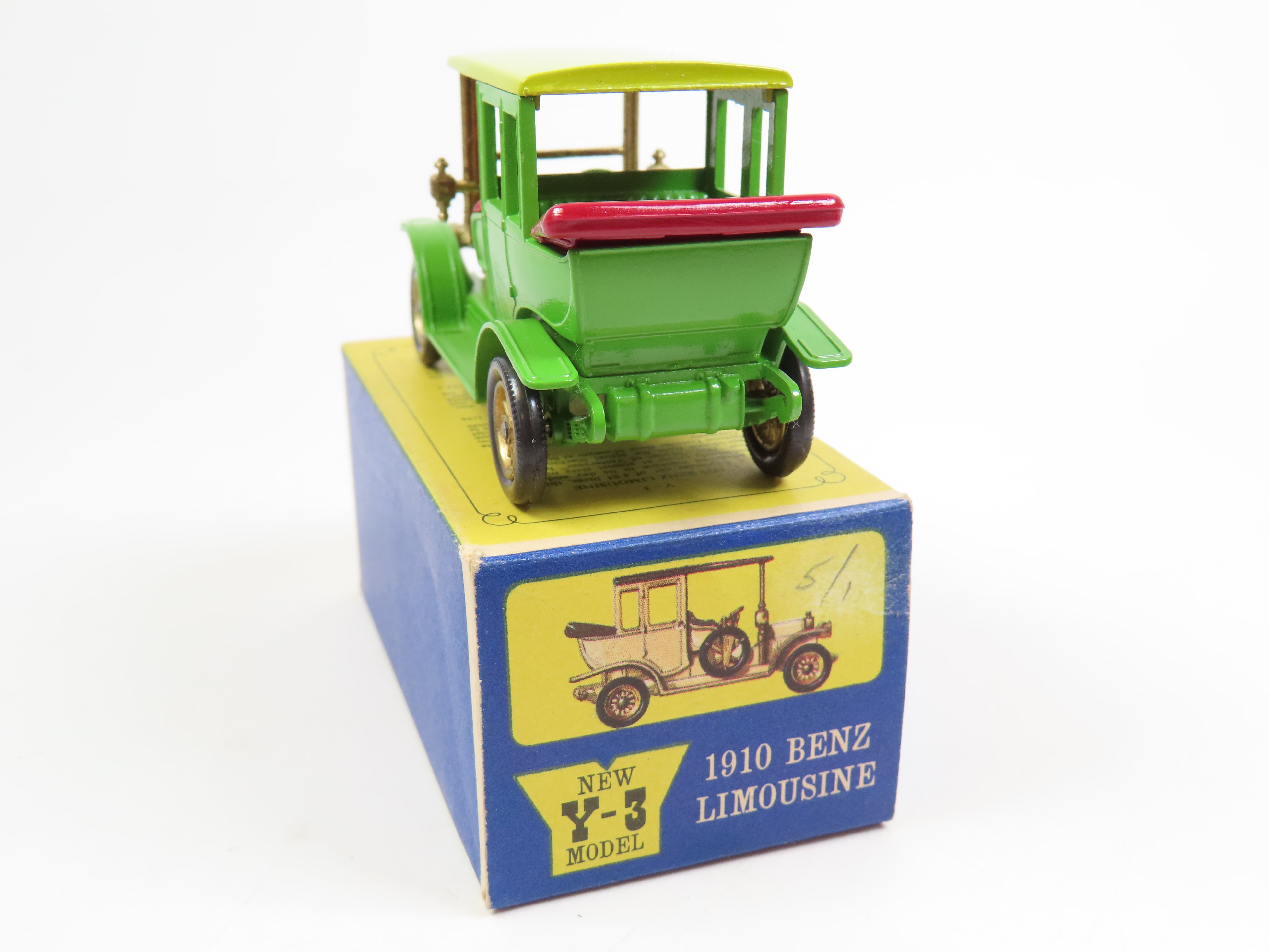 Lesney Matchbox Models Of Yesteryear 1910 Benz Limousine Y-3