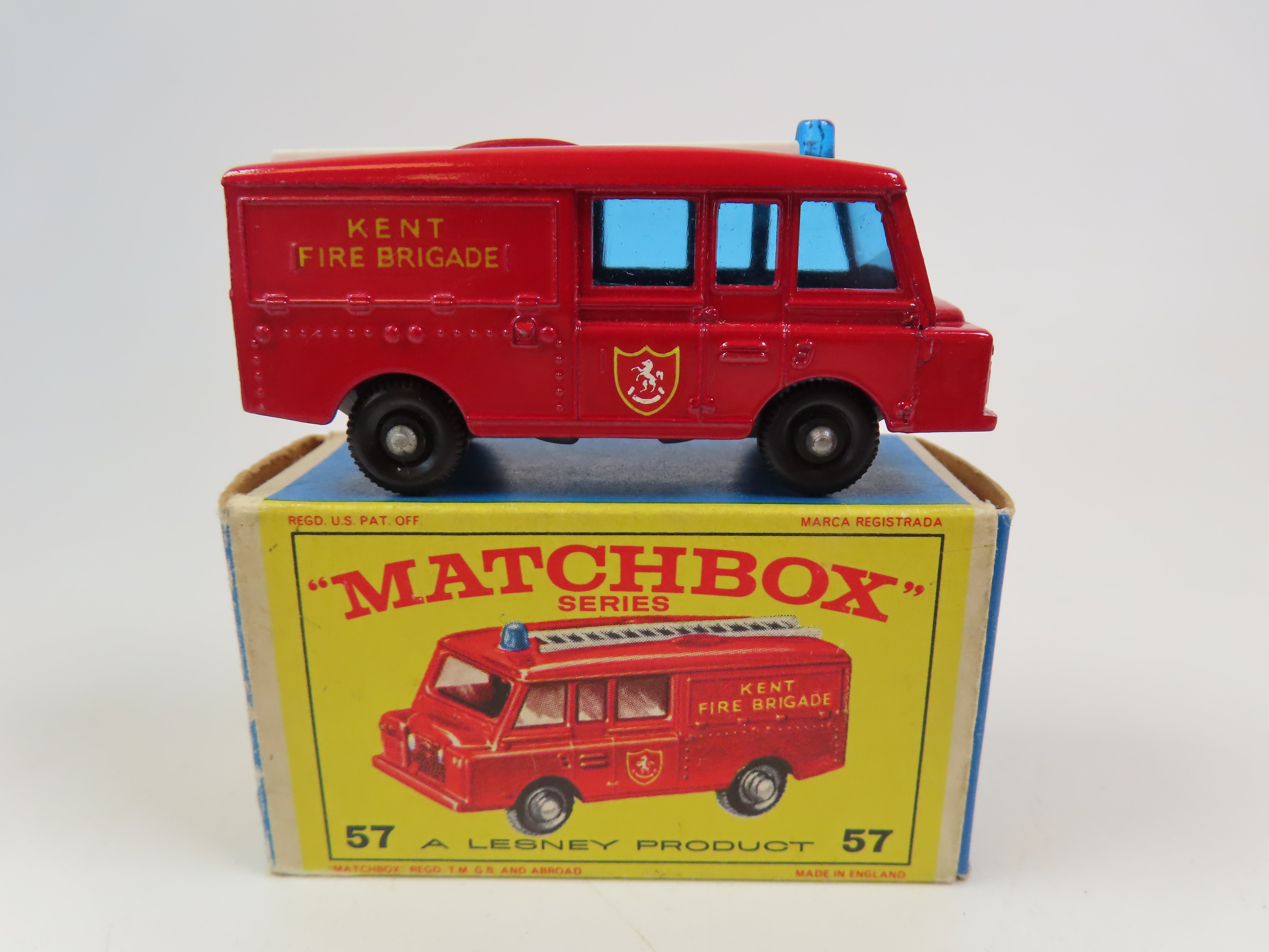 Matchbox No.57 Land Rover Fire Truck, 99.9% Mint/Boxed! – Andrew Clark ...