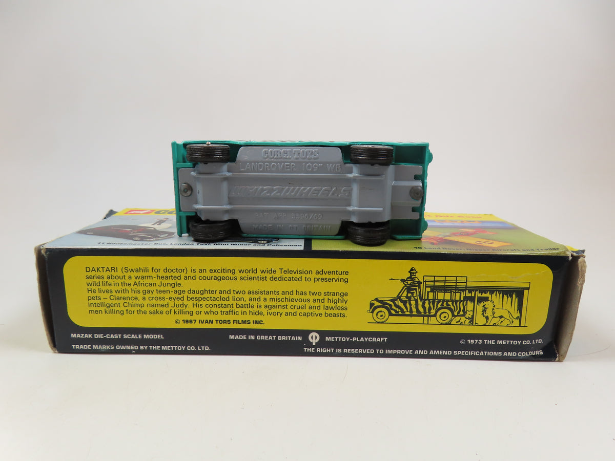 Corgi Land Rover Racing Set Corgi Gift Set 7 Daktari Land Rover, 99% Mint/Boxed! – Andrew Clark Models