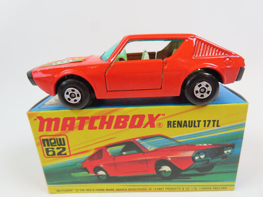 Matchbox 62 Renault 17TL - Orange (reddy) - Mint Boxed !