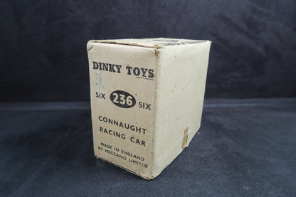 Dinky 236 Connaught Racing Car & Trade Box,  99%  Mint/Boxed!