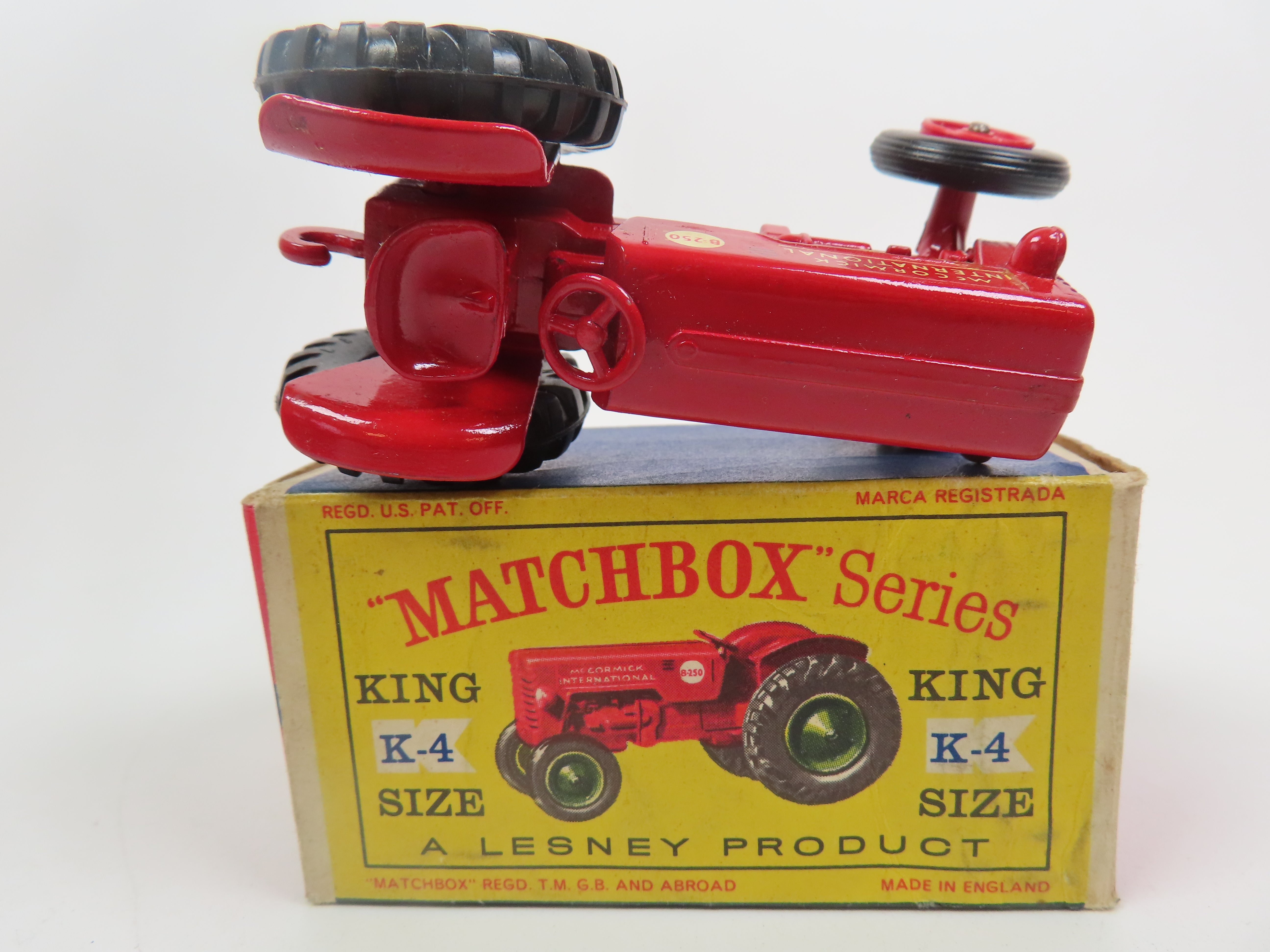 Matchbox Kingsize K4 - International Tractor - 99.9% Mint Boxed