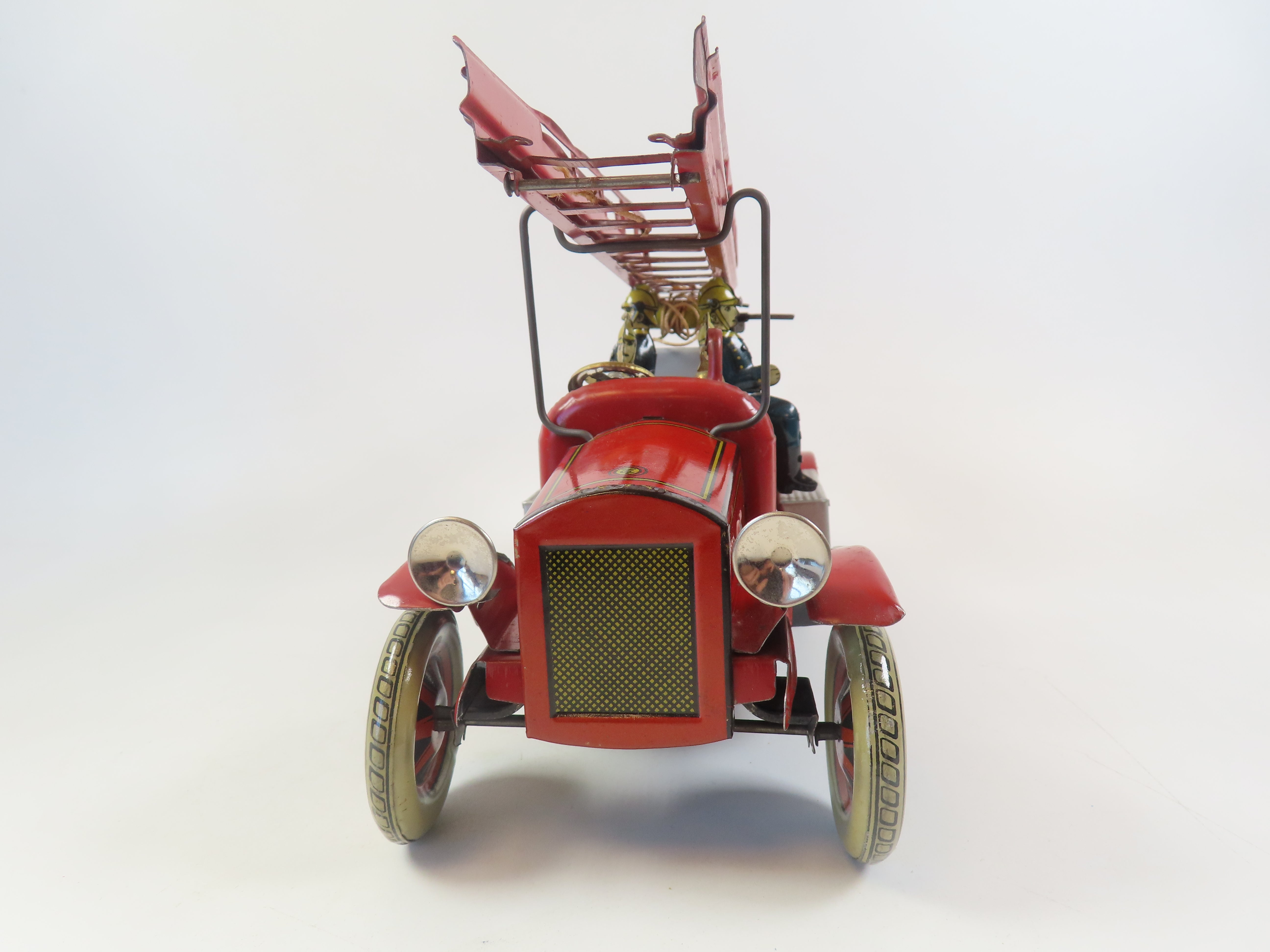 Mettoy made in England Tin Litho Fire Engine Mettoy made in England Tin Litho Fire Engine