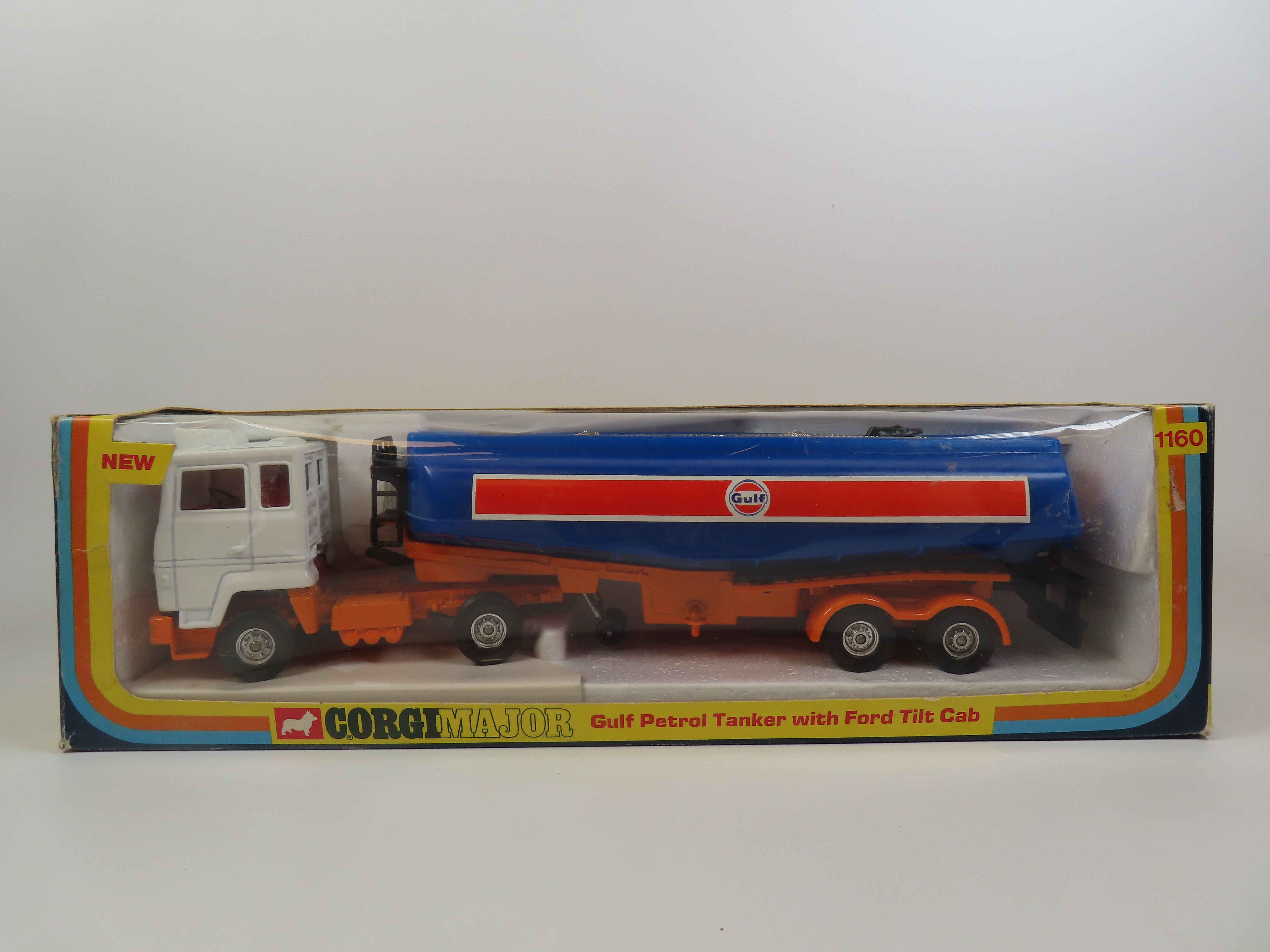 Camion Citerne GULF - Corgi Major 1160 - Ford Tilt Cab - Échelle 1/50 - MIB