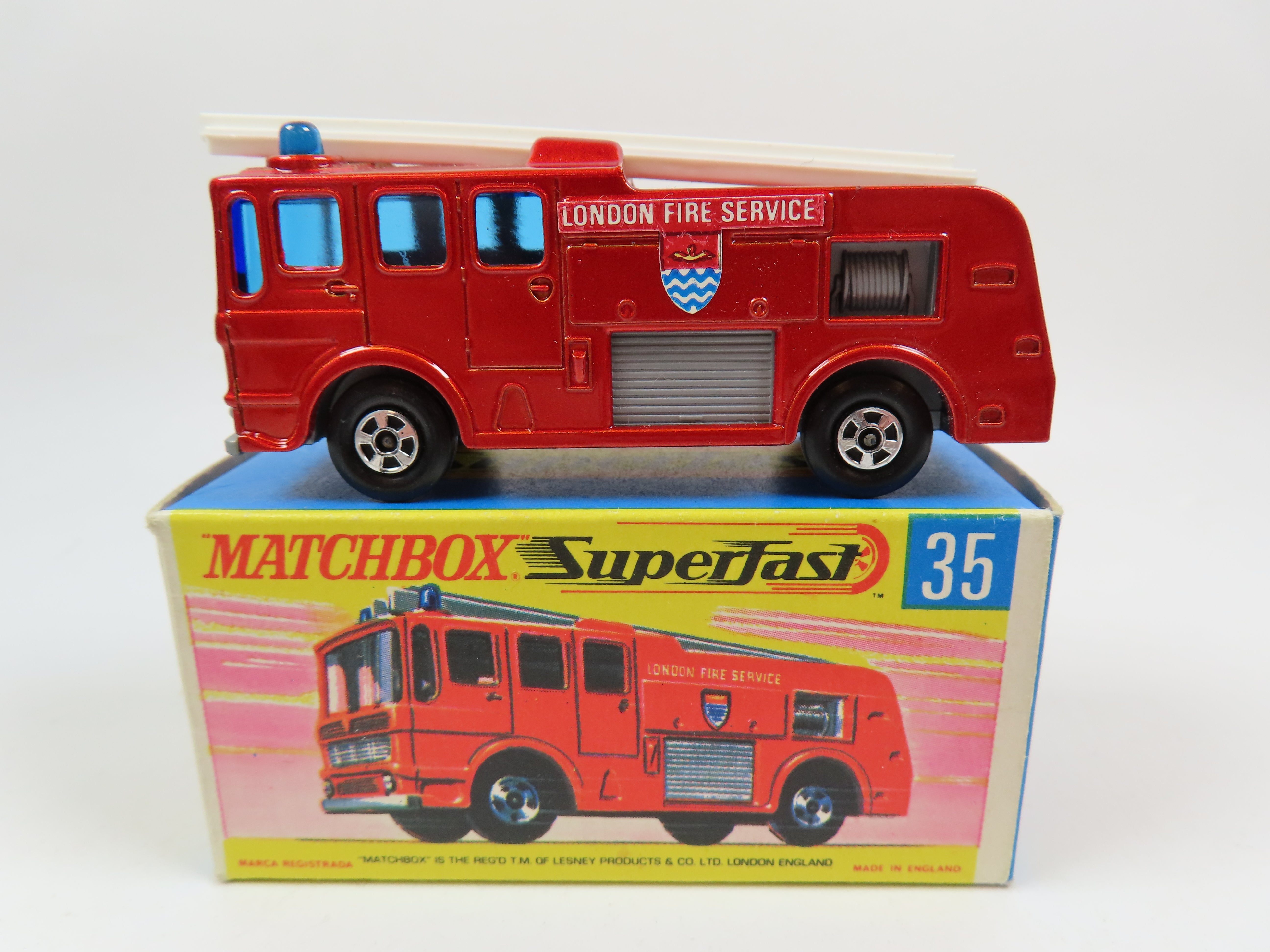 Matchbox Superfast 35 Merryweather Fire Engine, Mint/Boxed Matchbox Superfast 35 Merryweather Fire Engine, Mint/Boxed