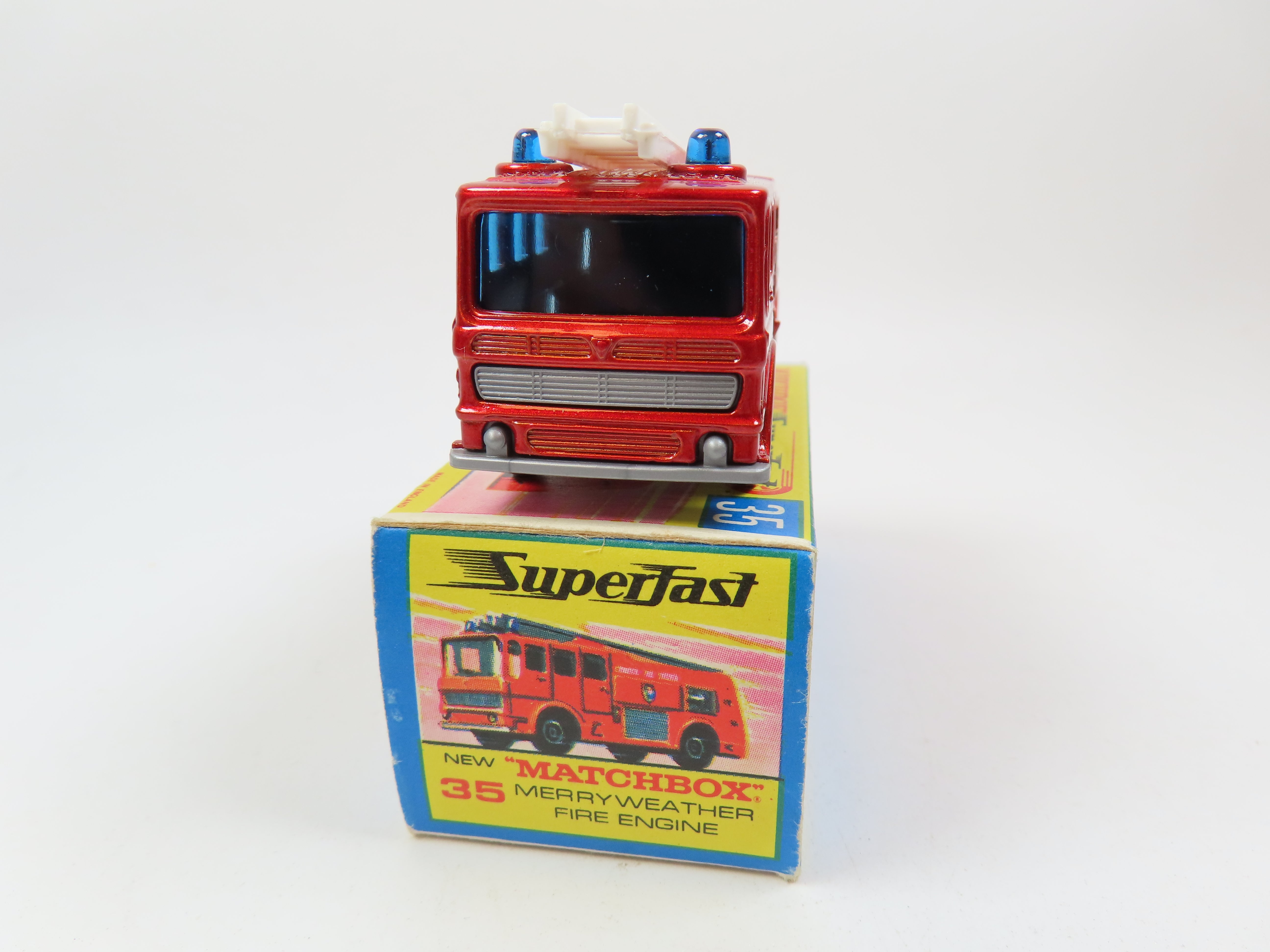 Matchbox Superfast 35 Merryweather Fire Engine, Mint/Boxed