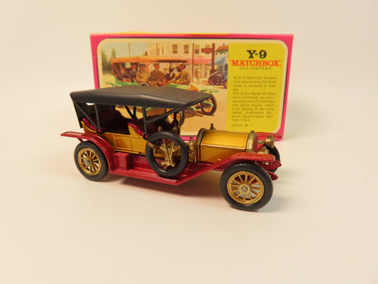 Matchbox Yesteryear Y9 - 1912 Simplex - Mint/Boxed!