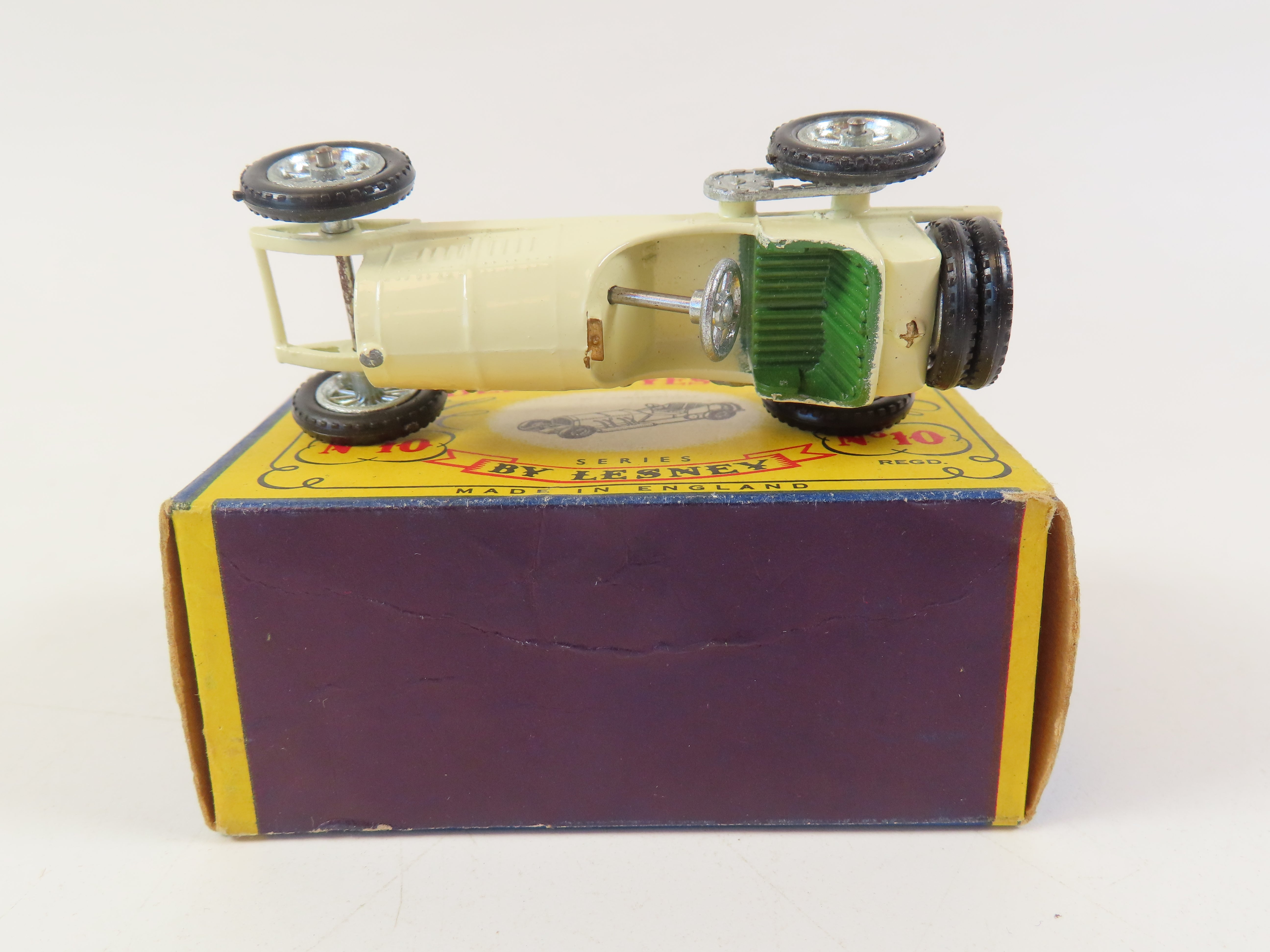 Matchbox Yesteryear No.10 1908 Grand Prix Mercedes, Very Near MInt