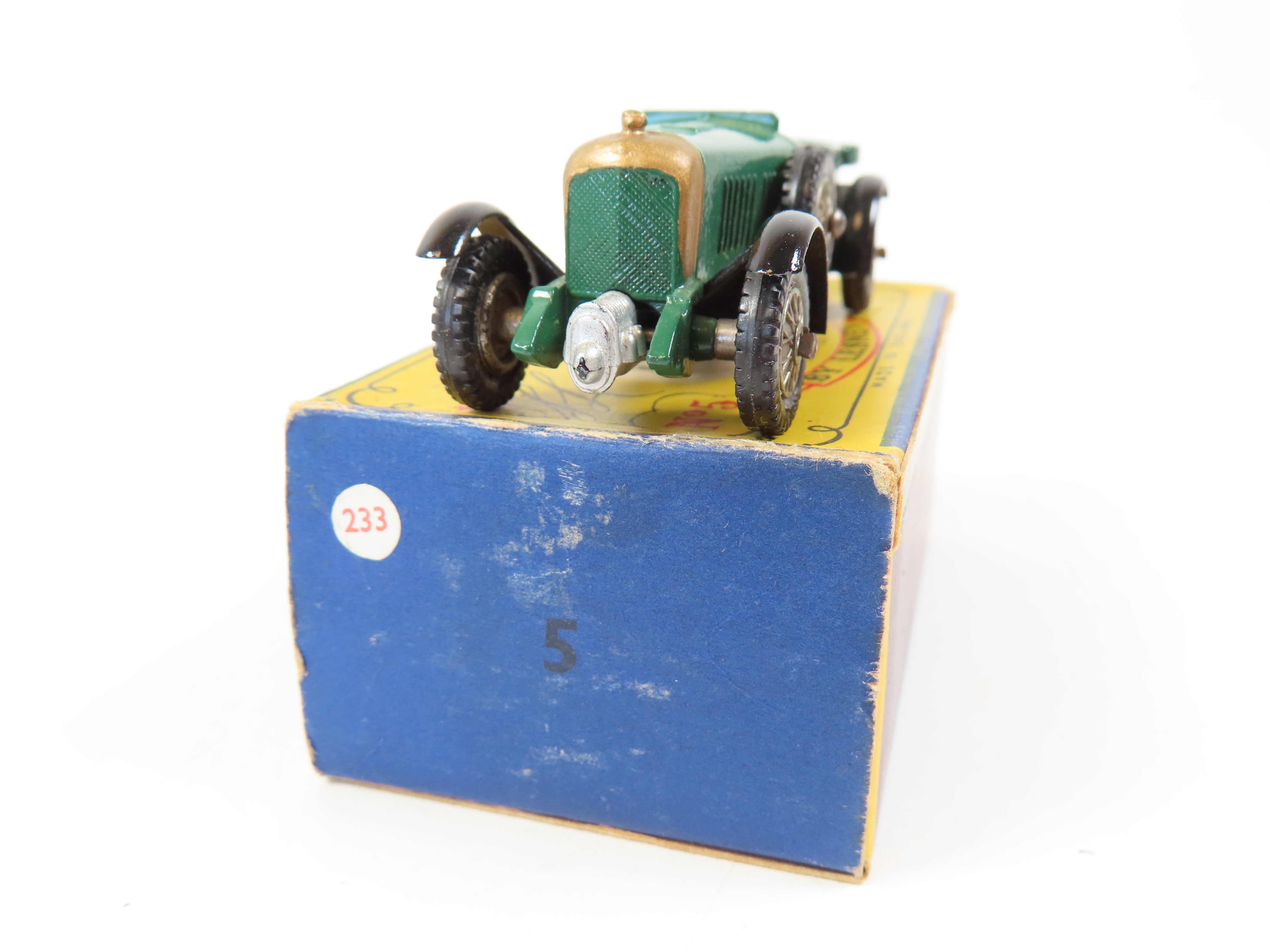Matchbox Yesteryear No.5 1929 Le Mans Bentley, 99.9% Mint/Boxed