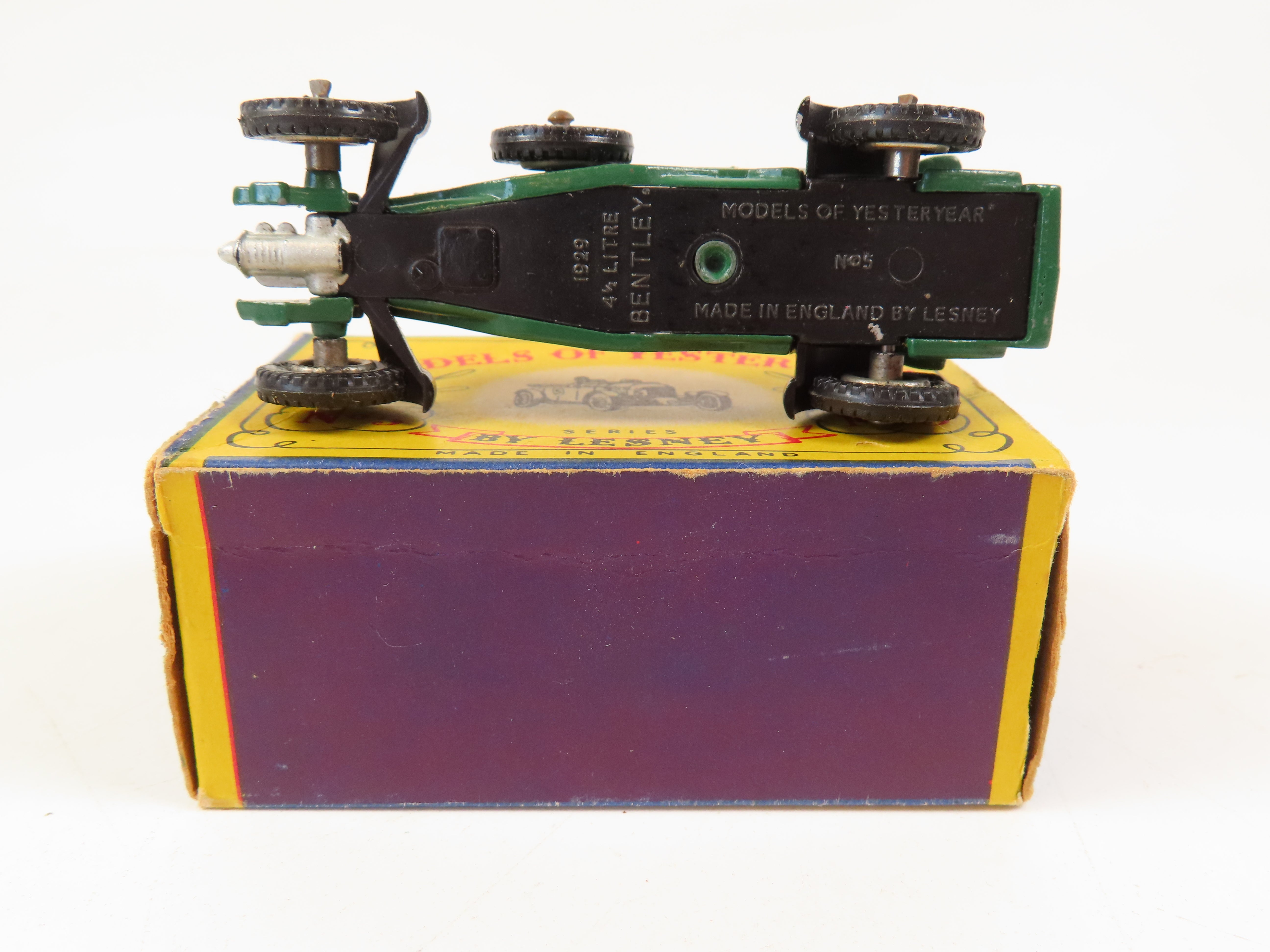 Matchbox Yesteryear No.5 1929 Le Mans Bentley, 99.9% Mint/Boxed