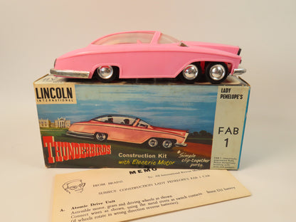 Lincoln International Lady Penelope's Fab 1 - Thunderbirds Contruction Kit - Made/Boxed!