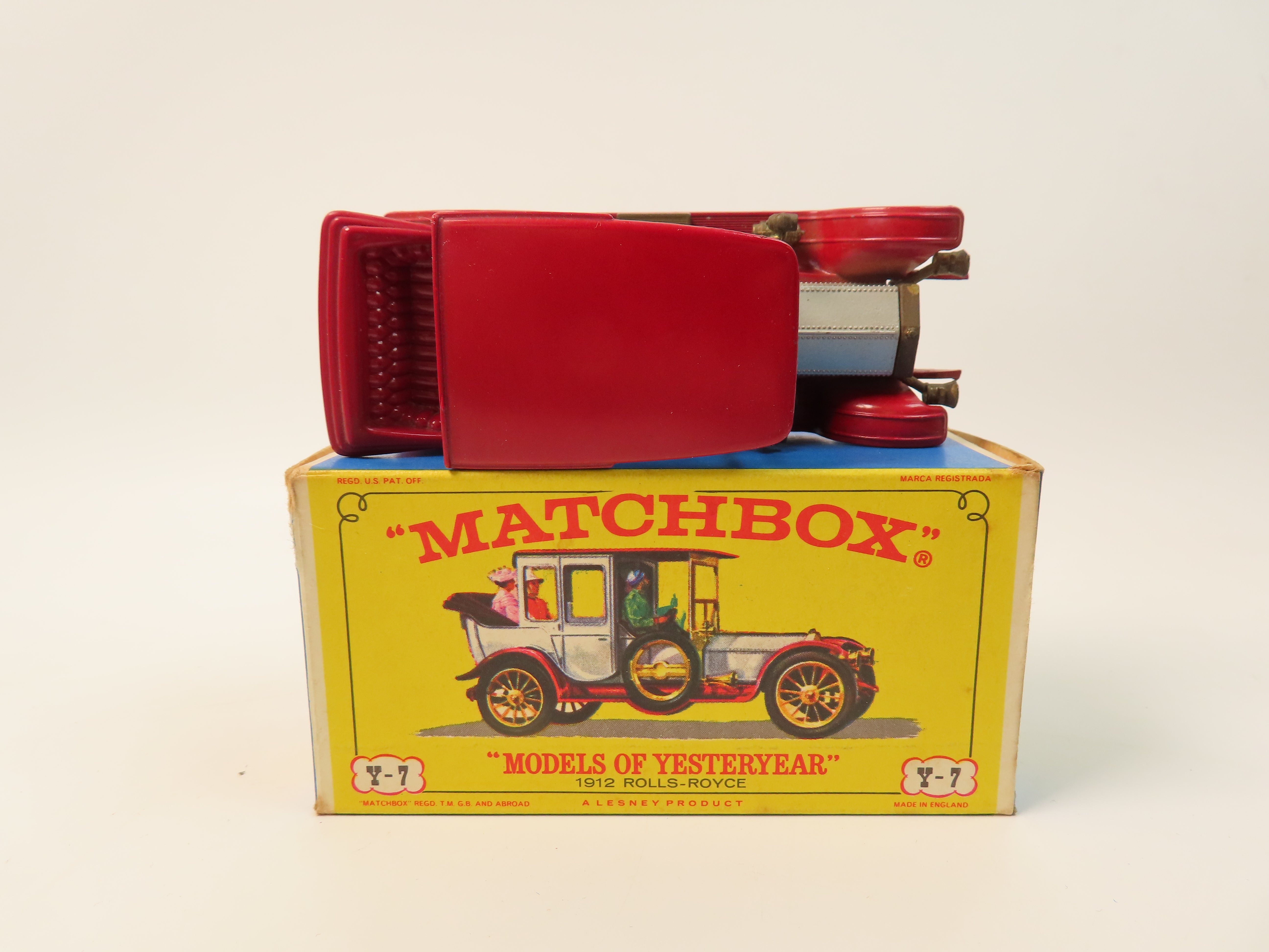 Matchbox Yesteryear Y7 - 1912 Rolls Royce - Very near mint