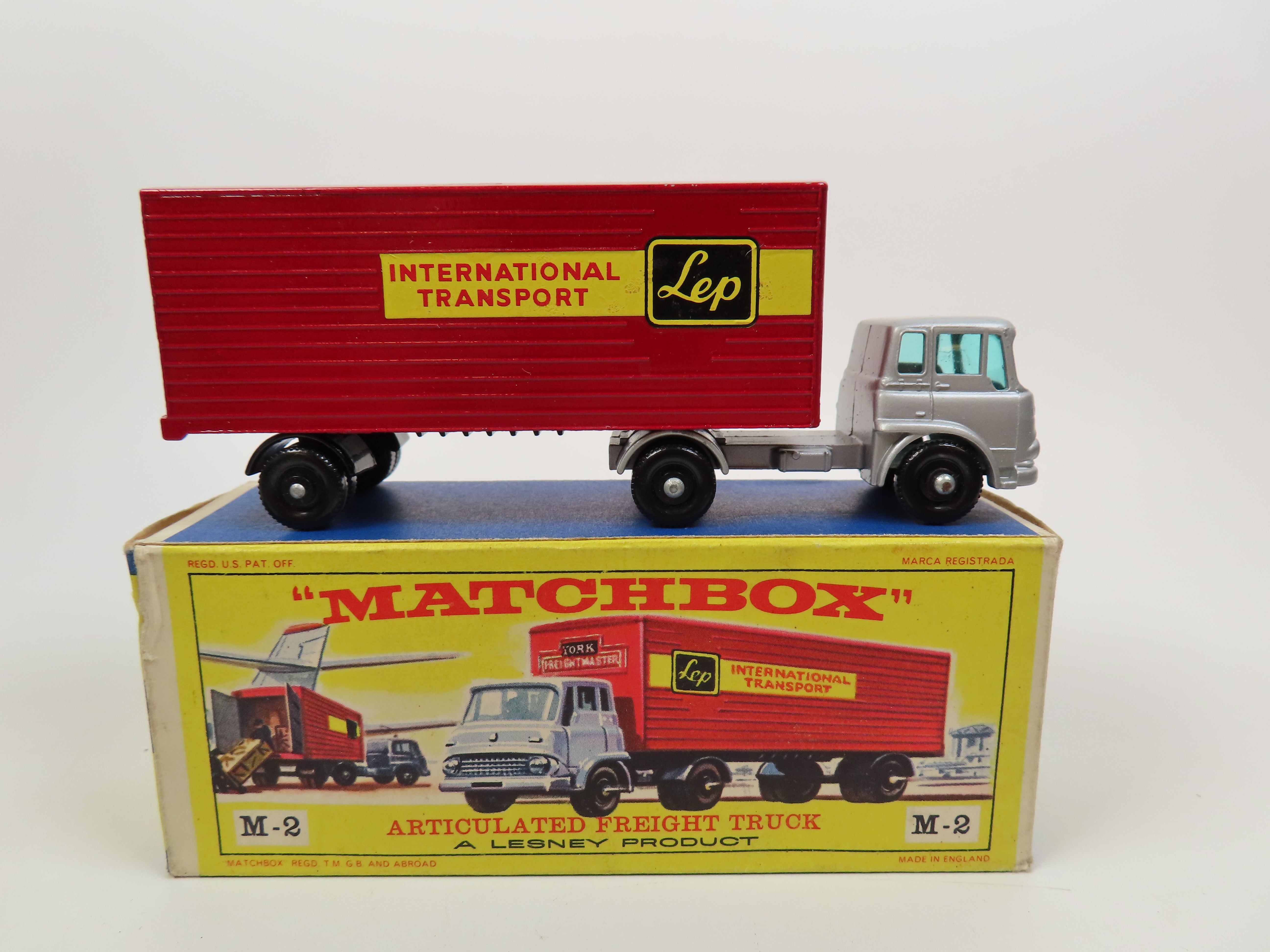 ミニカー MATCHBOX M-2 ARTICULATED FREIGHT TRUCK Matchbox Major Pack M-2 Articulated Freight Truck, Very Near Mint