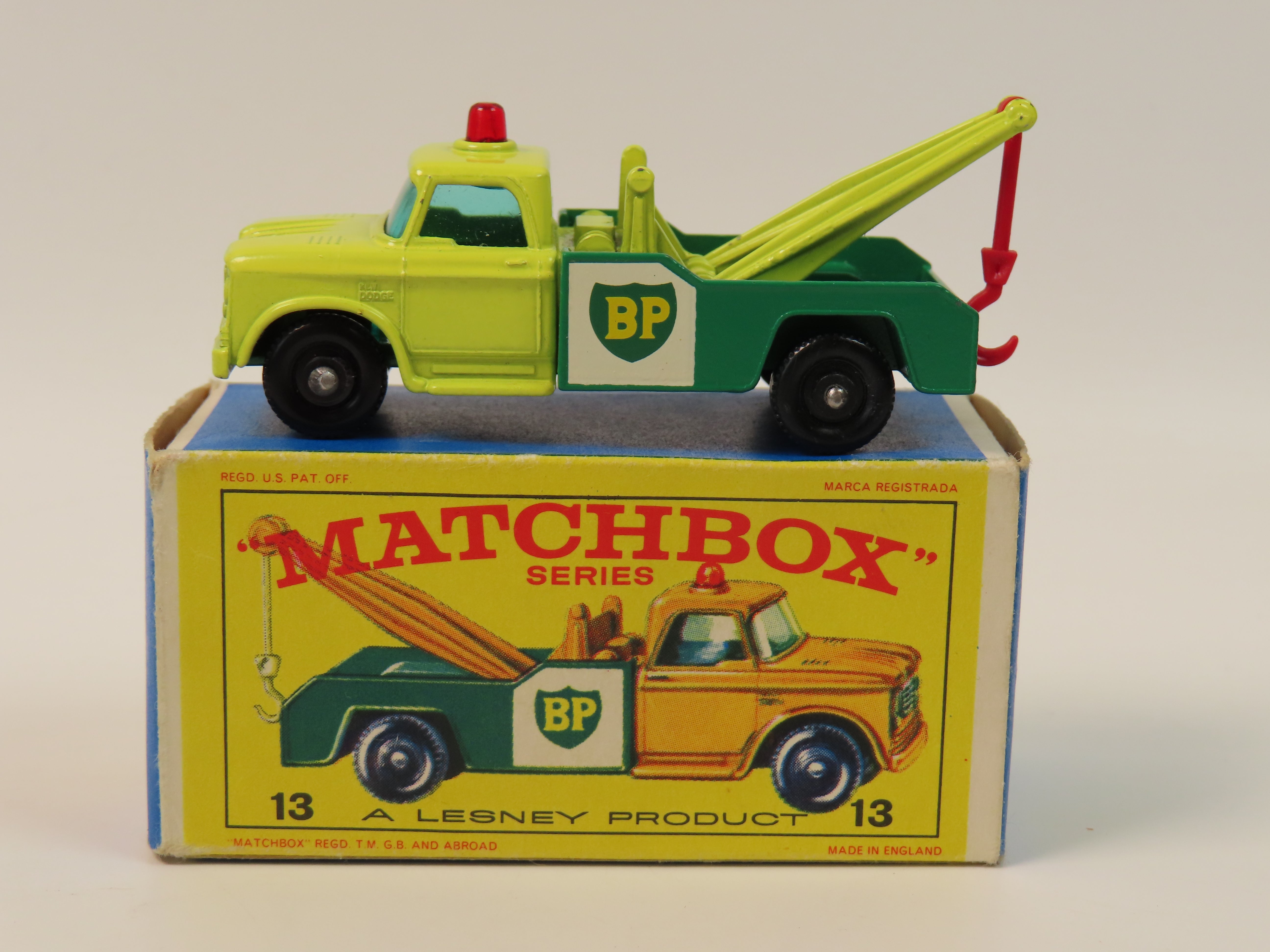 ミニカー MATCHBOX SERIES no13 DODGE WRECK TRUCK Matchbox Series No.13 Dodge Wreck Truck, 99% Mint/Boxed! – Andrew