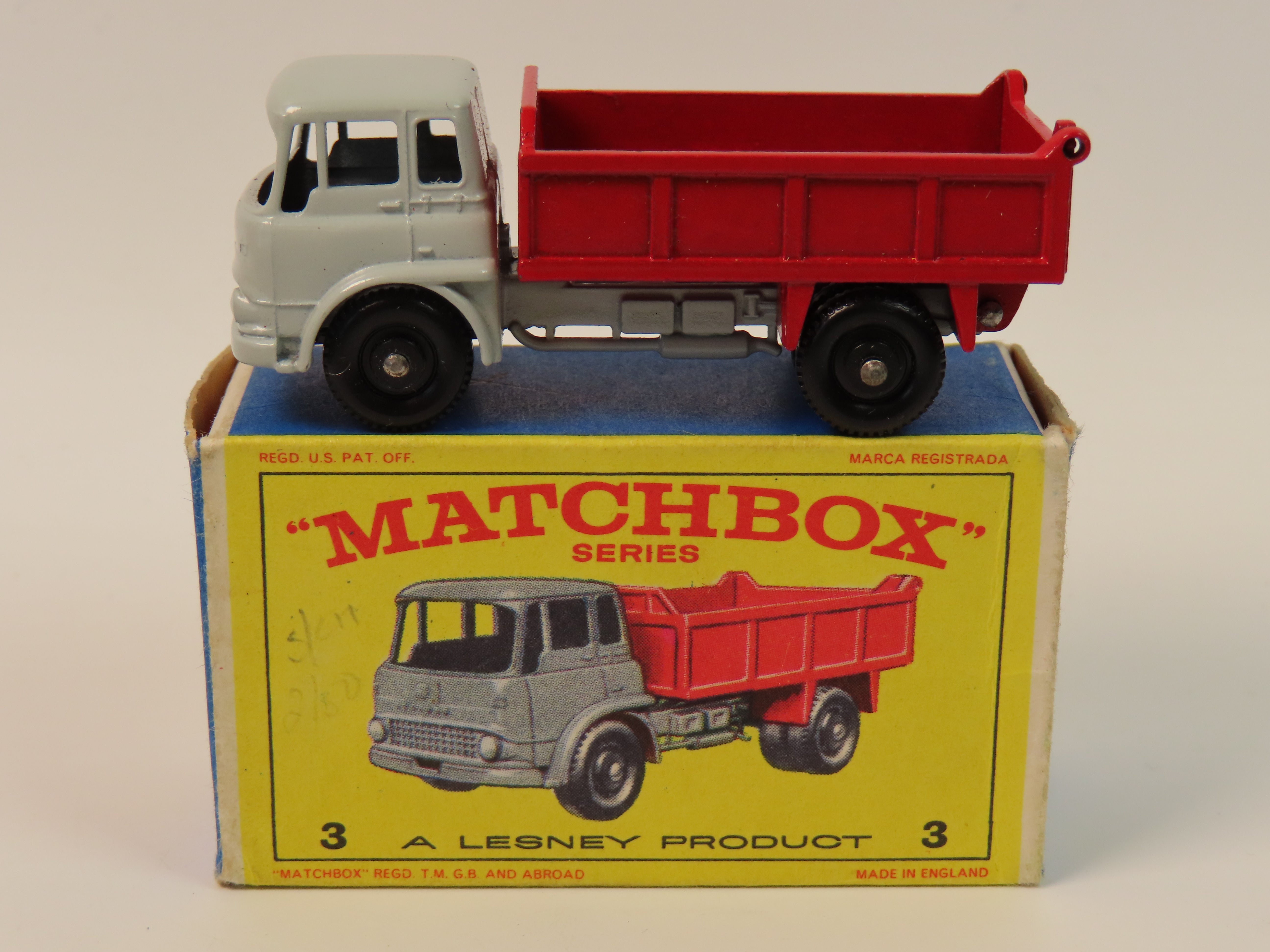 Matchbox Series No.3 Bedford Tipper Truck, 99.9% Mint/Boxed