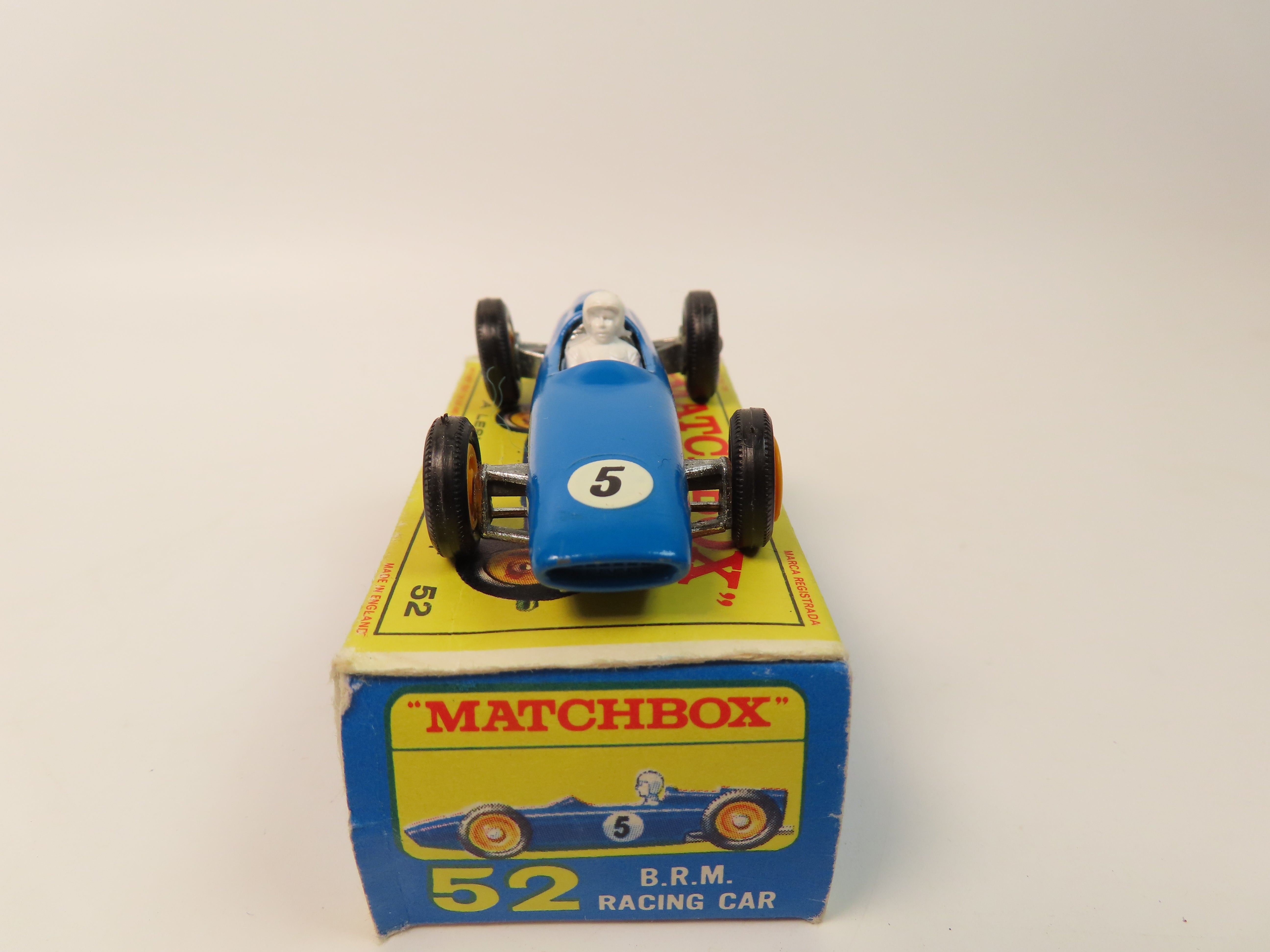 Matchbox 52 - B.R.M. Racing Car - blue - mint boxed! – Andrew