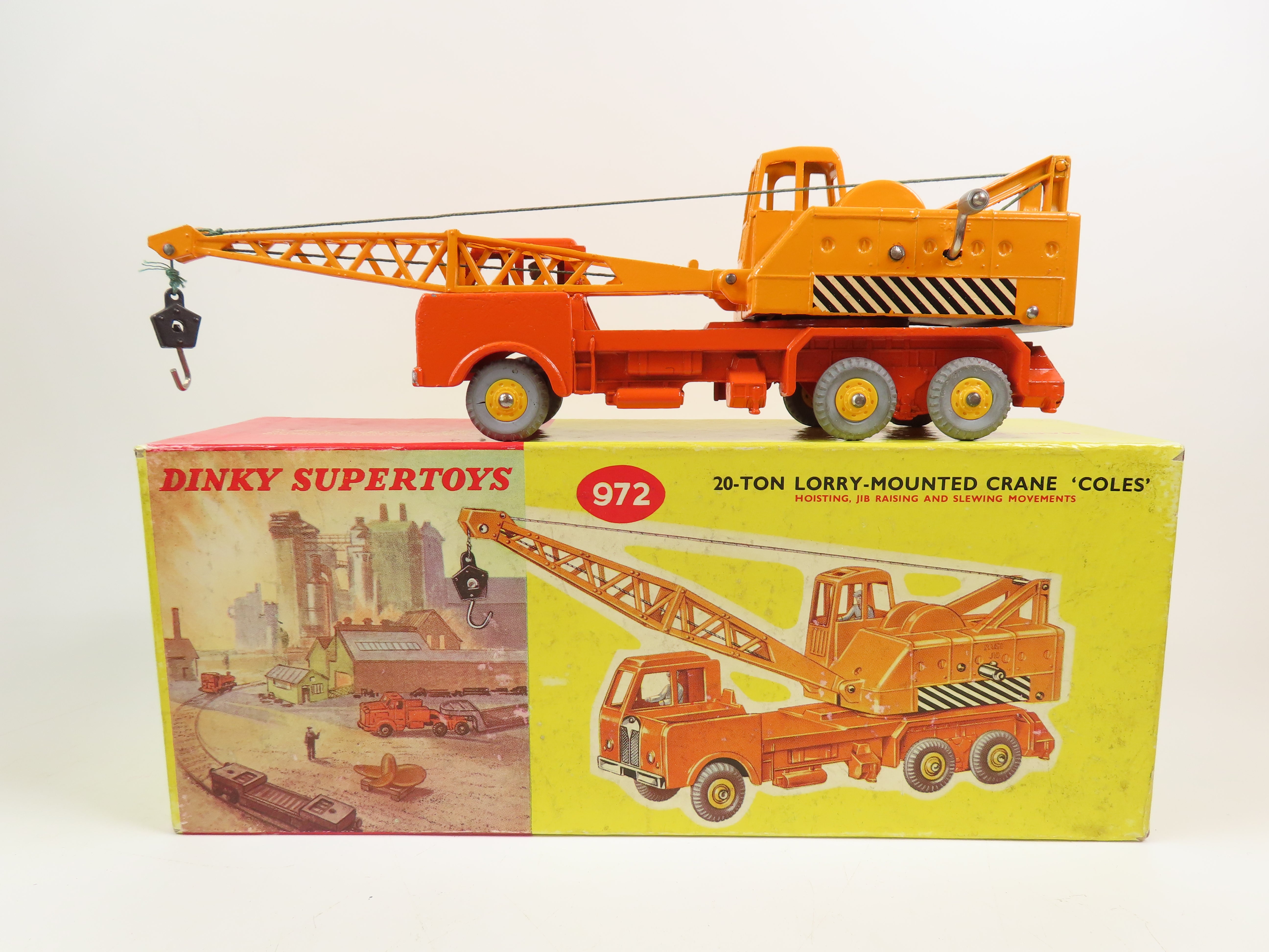 Dinky 972 20-Ton Lorry-Mounted Crane 'Coles', Very Near Mint/Boxed
