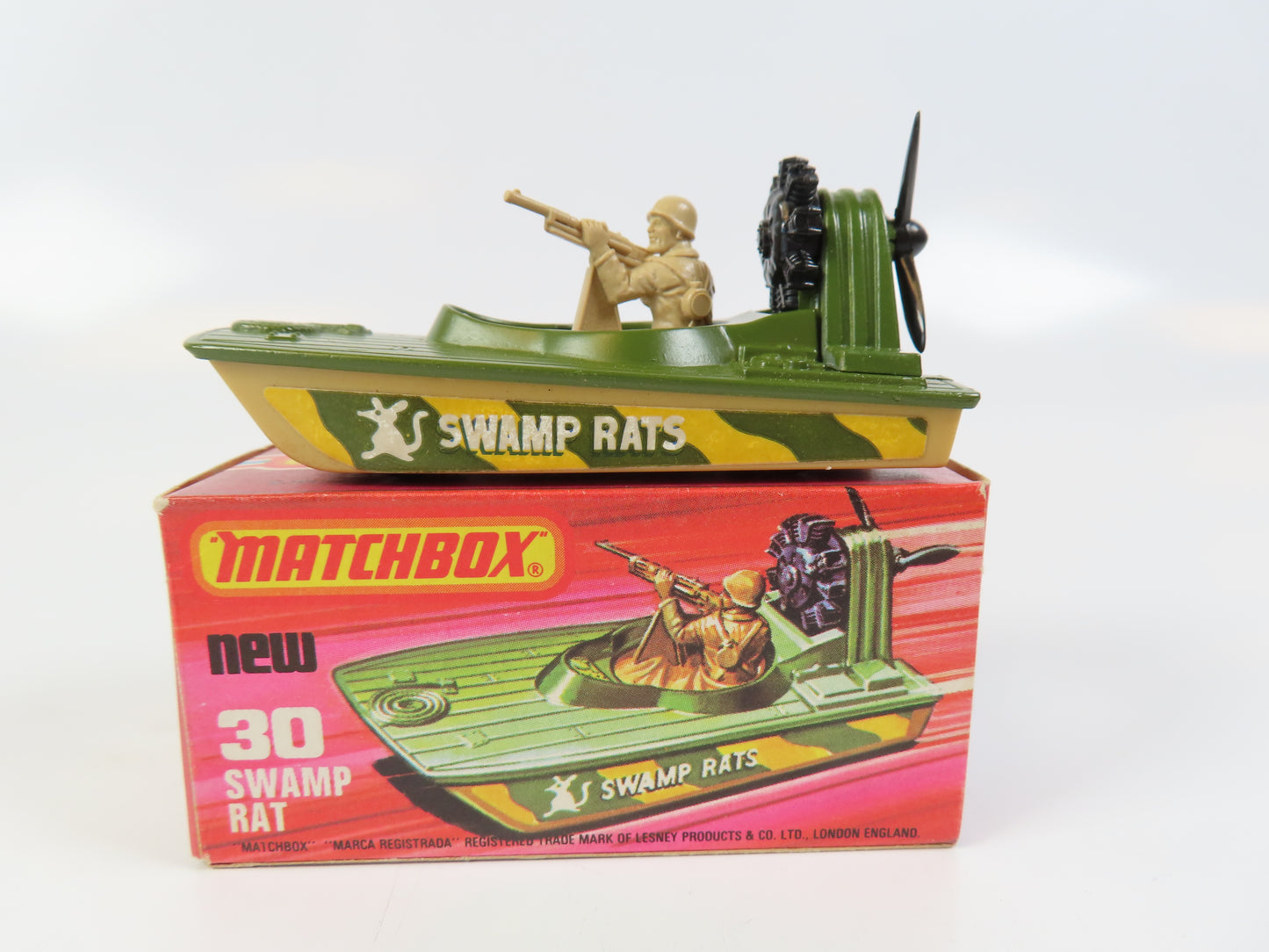 Matchbox Superfast 30 Swamp Rat - Green - Mint Boxed!