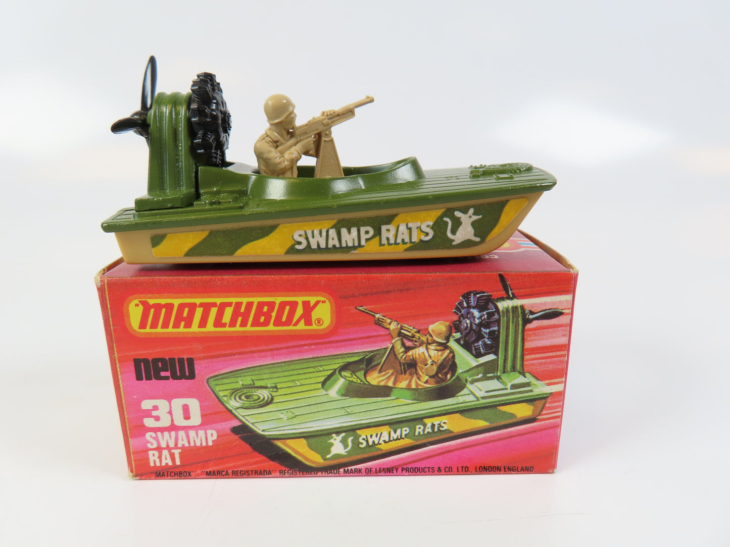 Matchbox Superfast 30 Swamp Rat - Green - Mint Boxed!