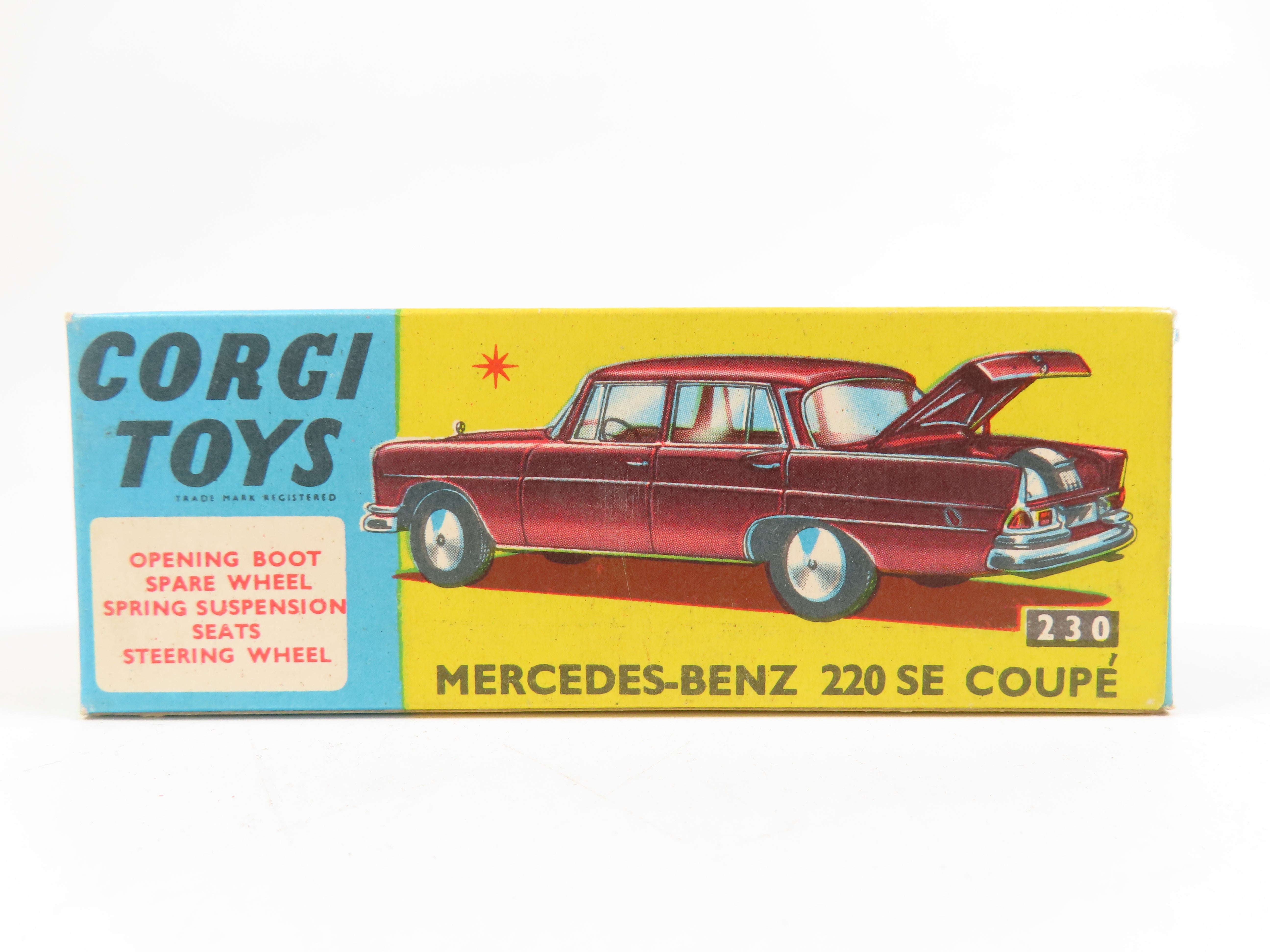 Sammlerstück Corgi Toys 230 Mercedes - Benz 220 Se Coupe Sammlerstück Corgi Toys 230 Mercedes - Benz 220 Se Coupe